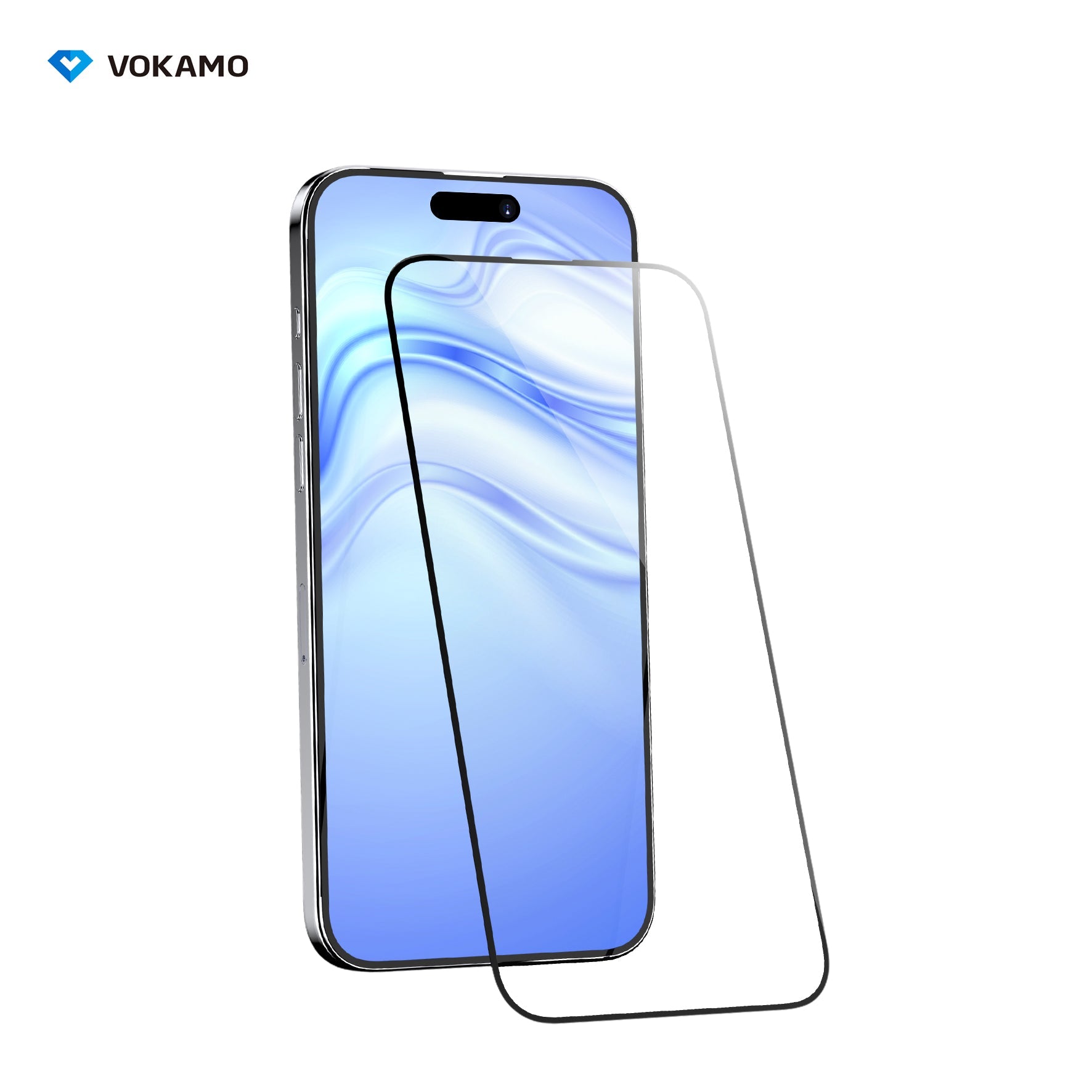 VOKAMO iPhone 15 HD Tempered Glass For iPhone 15 Pro Max/15/15 Plus/15 - VOKAMO