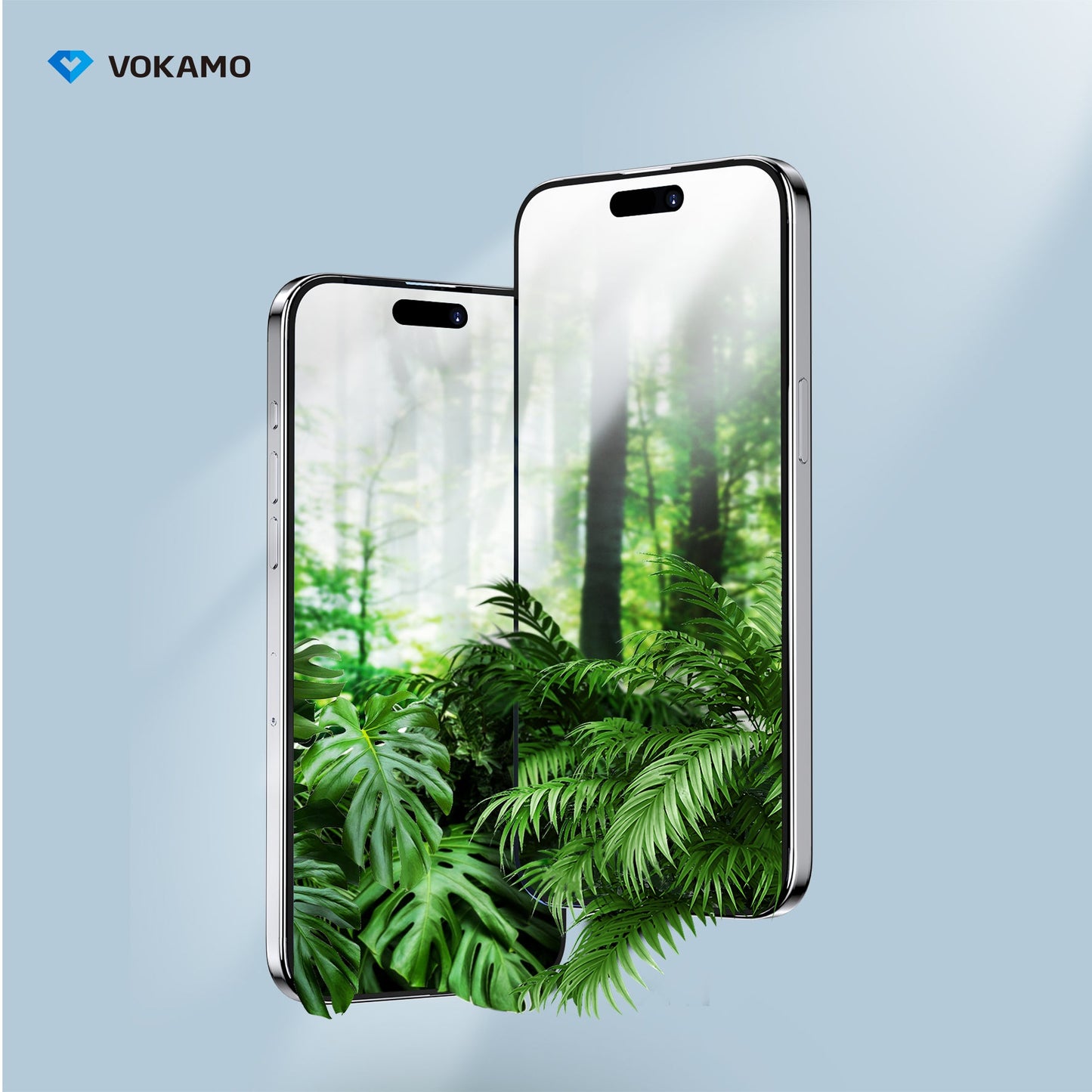 VOKAMO iPhone 15 HD Tempered Glass For iPhone 15 Pro Max/15/15 Plus/15 - VOKAMO