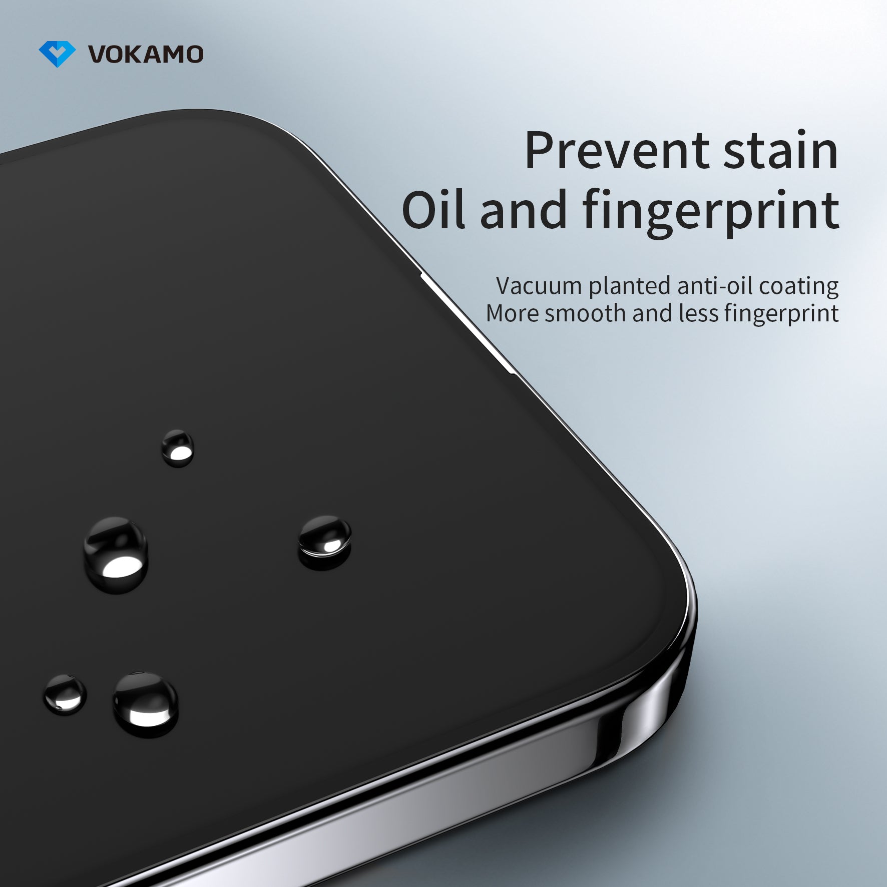 VOKAMO iPhone 15 HD Tempered Glass For iPhone 15 Pro Max/15/15 Plus/15 - VOKAMO