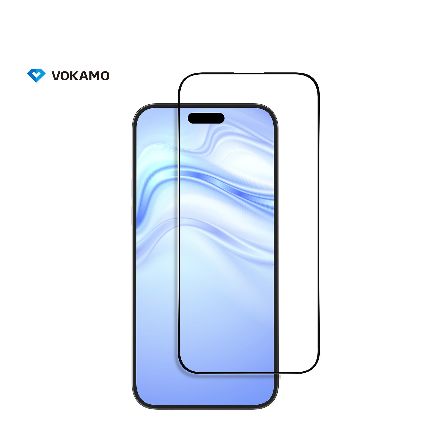 VOKAMO iPhone 15 HD Tempered Glass For iPhone 15 Pro Max/15/15 Plus/15 - VOKAMO