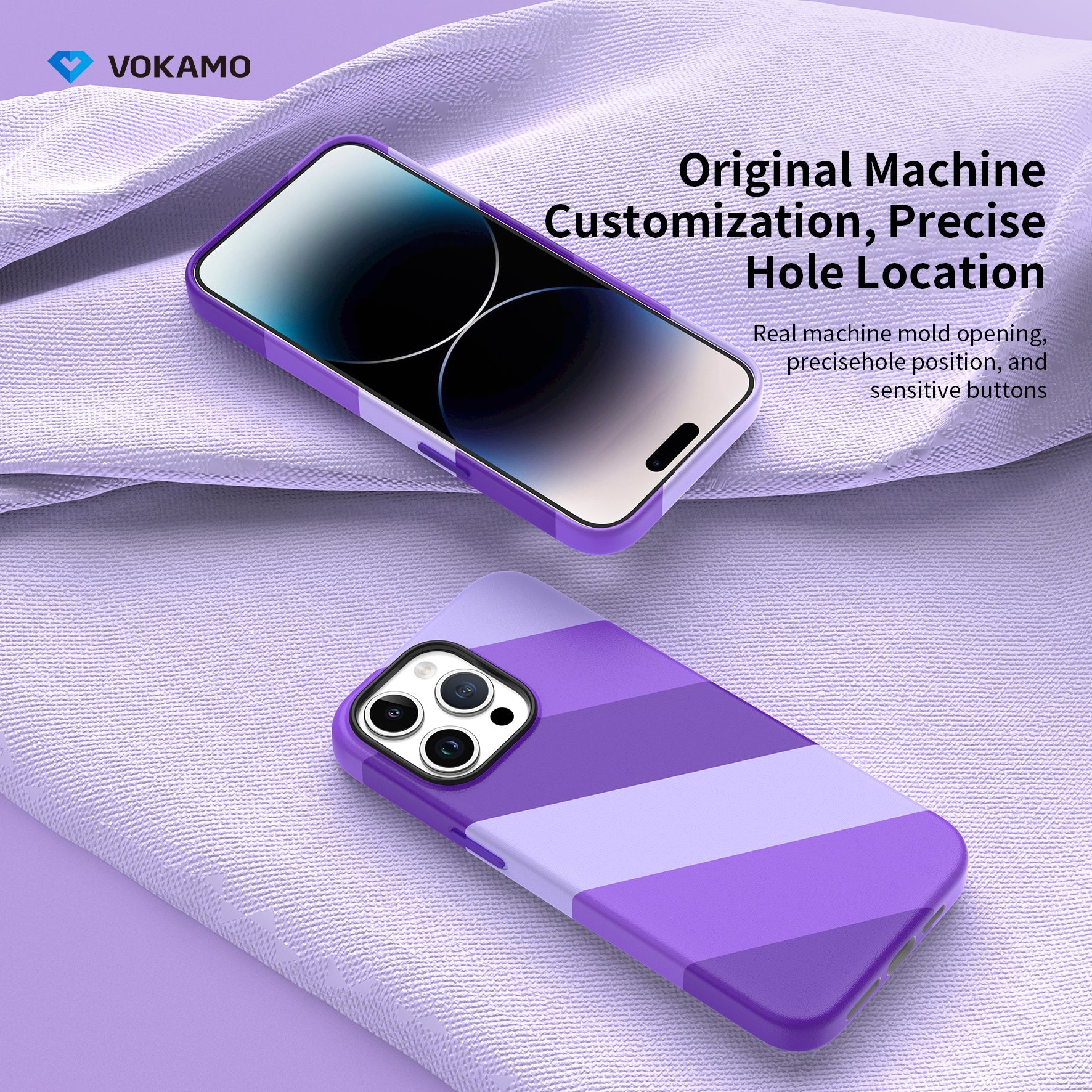 VOKAMO iPhone 15 Magnetic Case Colourful PU Case With MagSafe For iPhone 15 Pro Max/15 Pro/15 Plus/15 - VOKAMO