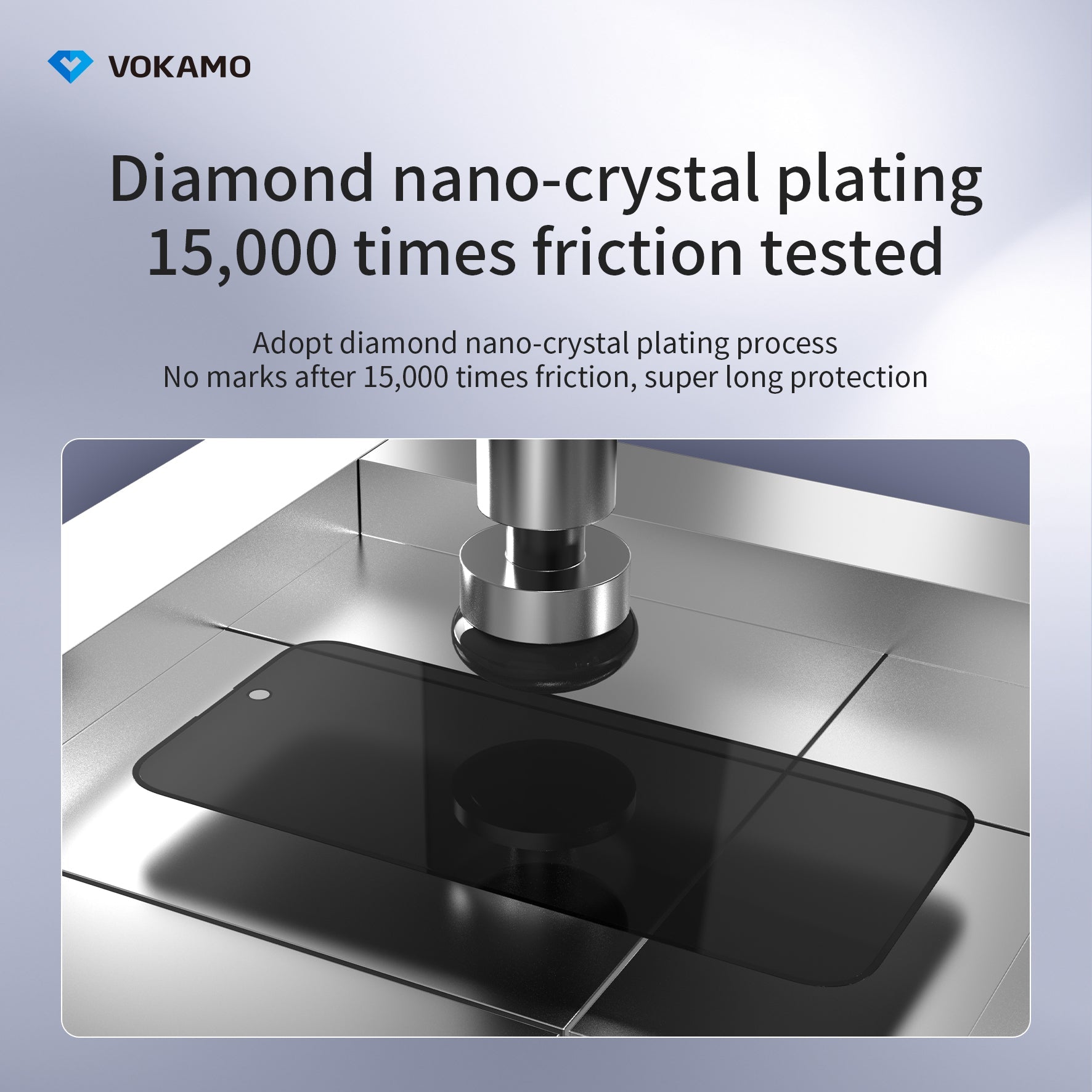 VOKAMO iPhone 15 Privacy Screen Protector for iPhone 15 Pro Max 15 Pro 15 Plus Tempered Glass - VOKAMO