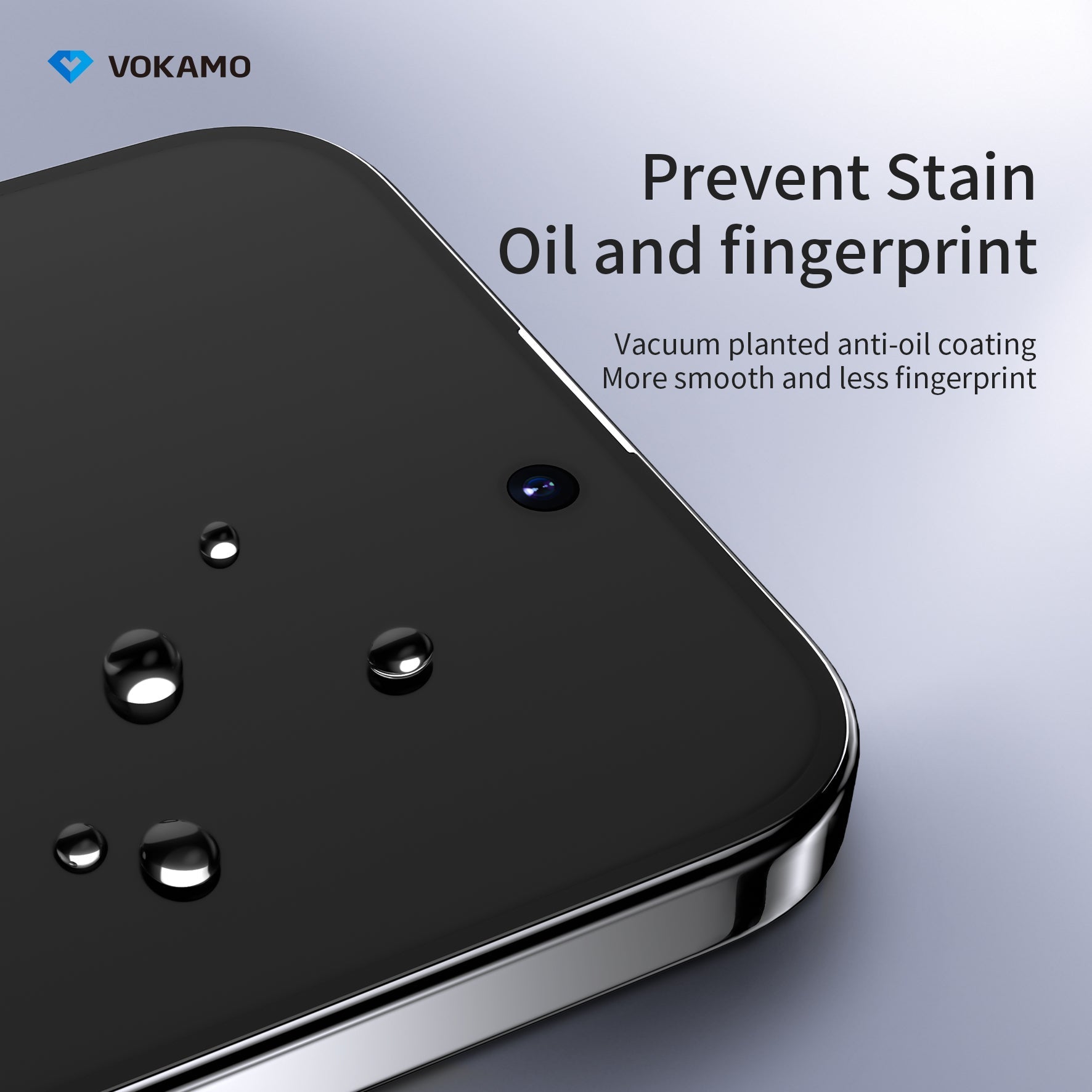 VOKAMO iPhone 15 Privacy Screen Protector for iPhone 15 Pro Max 15 Pro 15 Plus Tempered Glass - VOKAMO