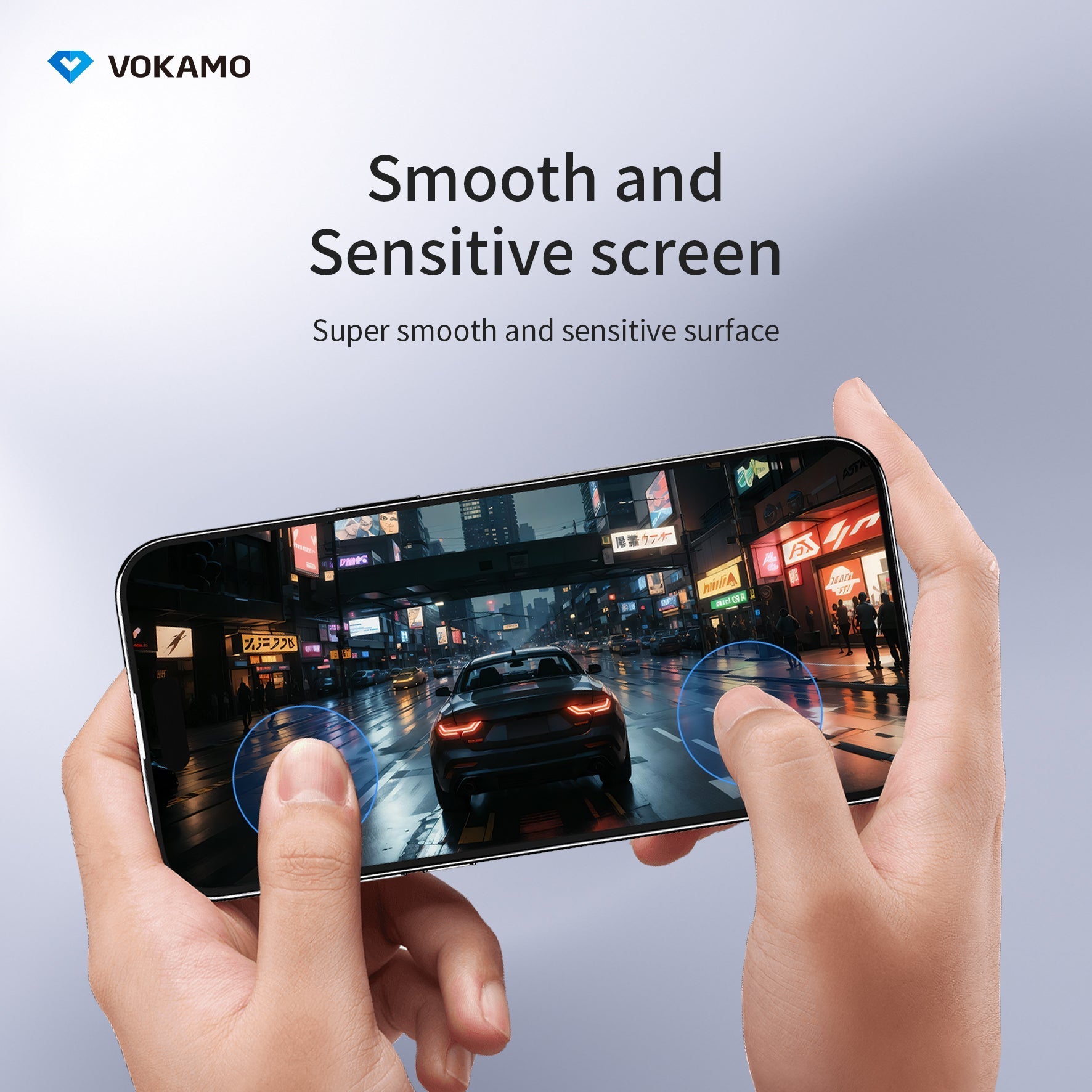 VOKAMO iPhone 15 Privacy Screen Protector for iPhone 15 Pro Max 15 Pro 15 Plus Tempered Glass - VOKAMO