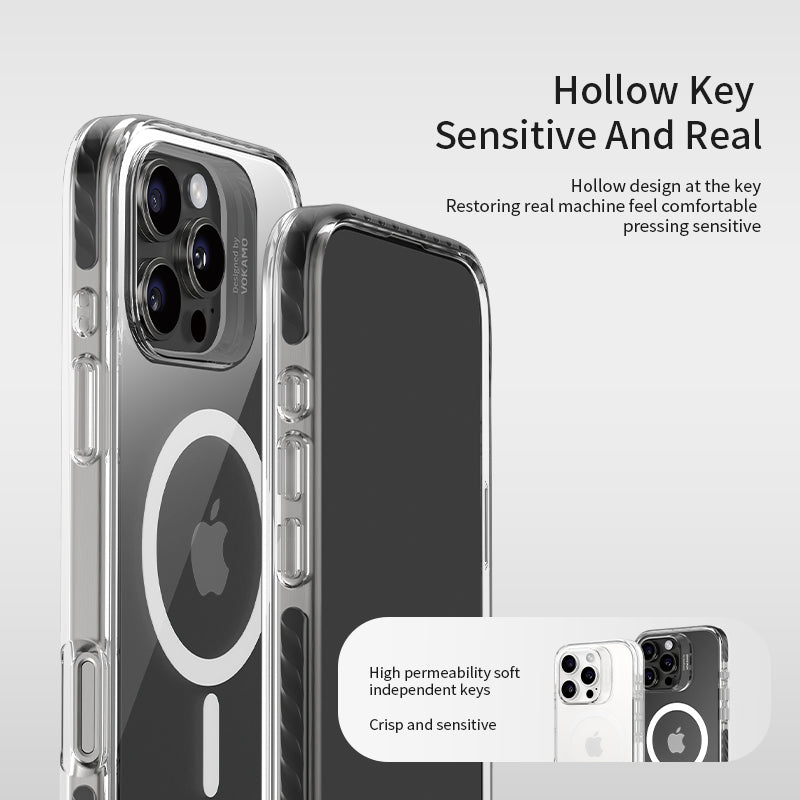 VOKAMO iPhone 16 Military Grade Protective Case Magnetic Case, iPhone Shockproof Case with MagSafe for iPhone 16 Pro Max - VOKAMO