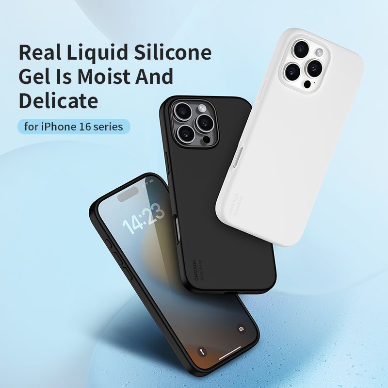 VOKAMO iPhone 16 Silicone Case with MagSafe,Soft Silicone Case for iPhone 16 Pro Max - VOKAMO