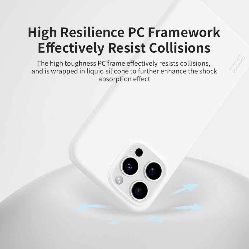 VOKAMO iPhone 16 Silicone Case with MagSafe,Soft Silicone Case for iPhone 16 Pro Max - VOKAMO