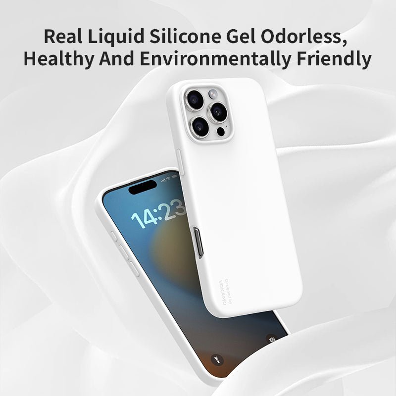 VOKAMO iPhone 16 Silicone Case with MagSafe,Soft Silicone Case for iPhone 16 Pro Max - VOKAMO