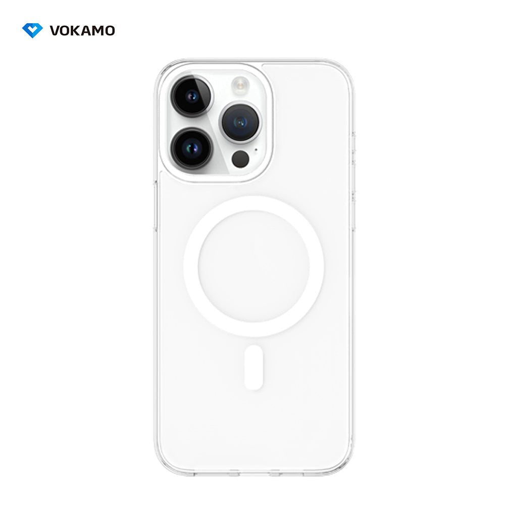 VOKAMO Magnetic iPhone 15 Case Clear With MagSafe For iPhone 15 Pro Max/15 Pro/15 Plus/15 - VOKAMO