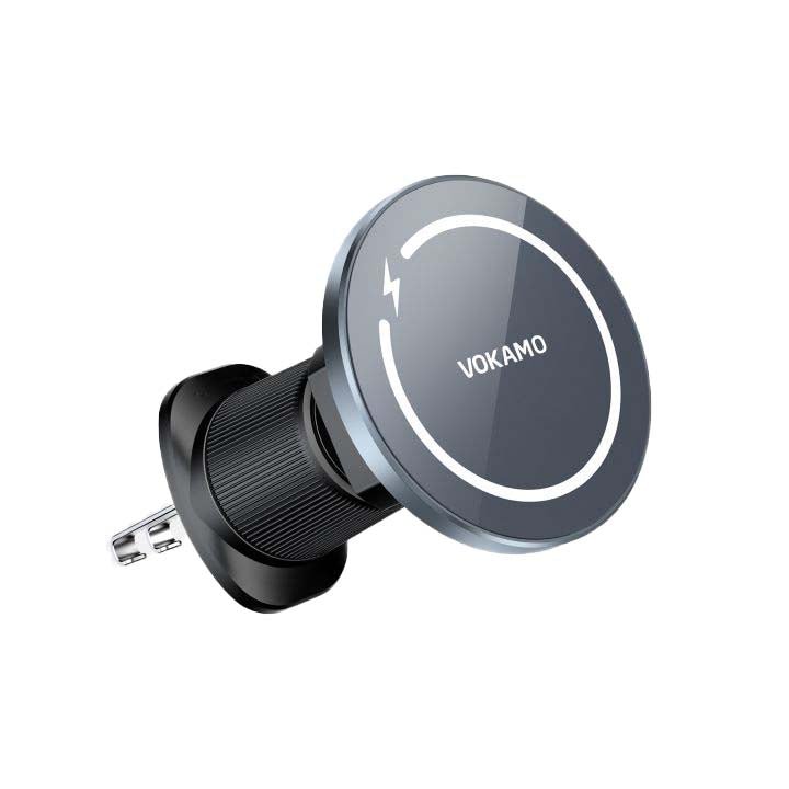 VOKAMO Magnetic Wireless Car Charger Holder 15W Fast Charger - VOKAMO