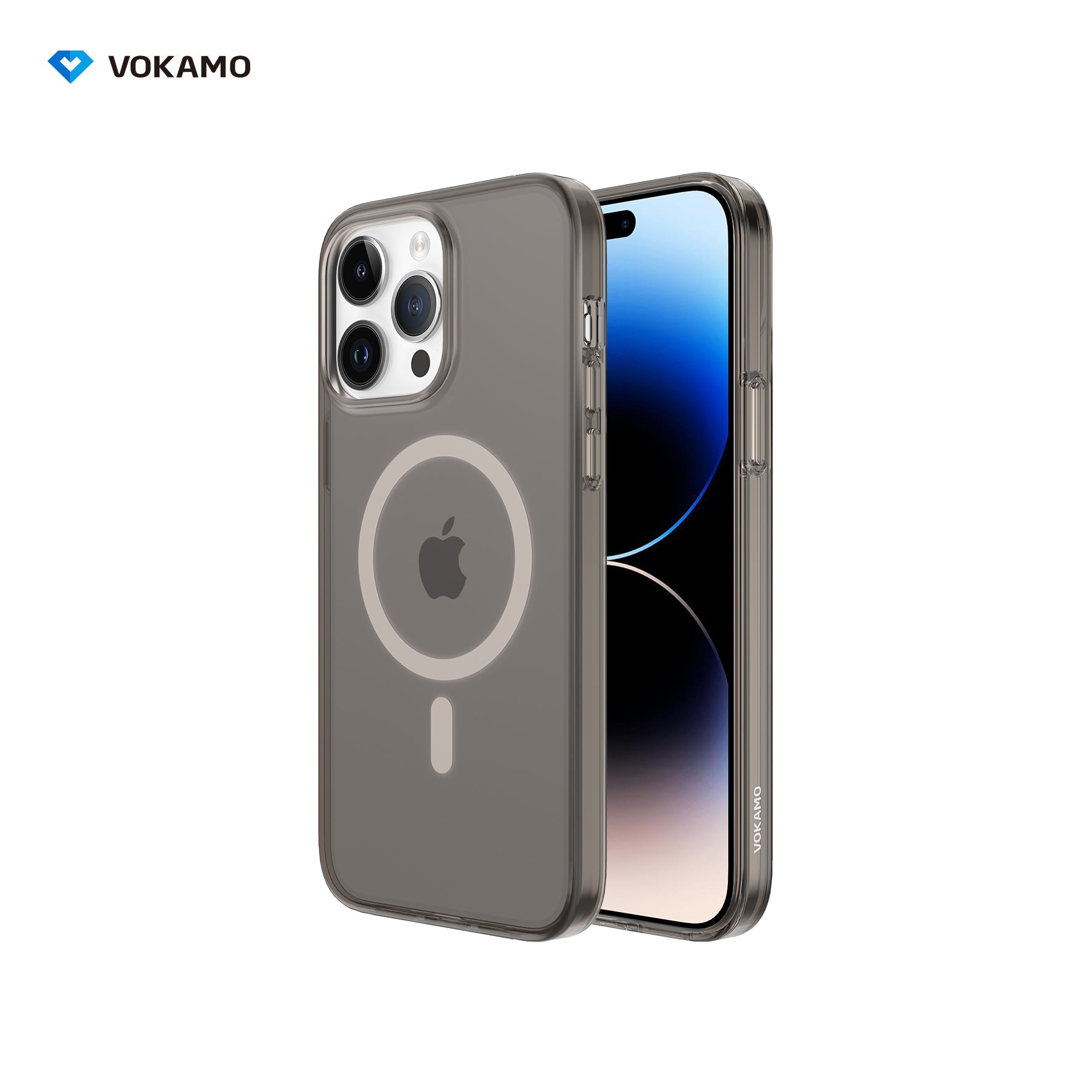 VOKAMO Matte Magnetic Case With MagSafe For iPhone 15 Pro Max 15 iPhone 15 Pro 15 Plus - VOKAMO