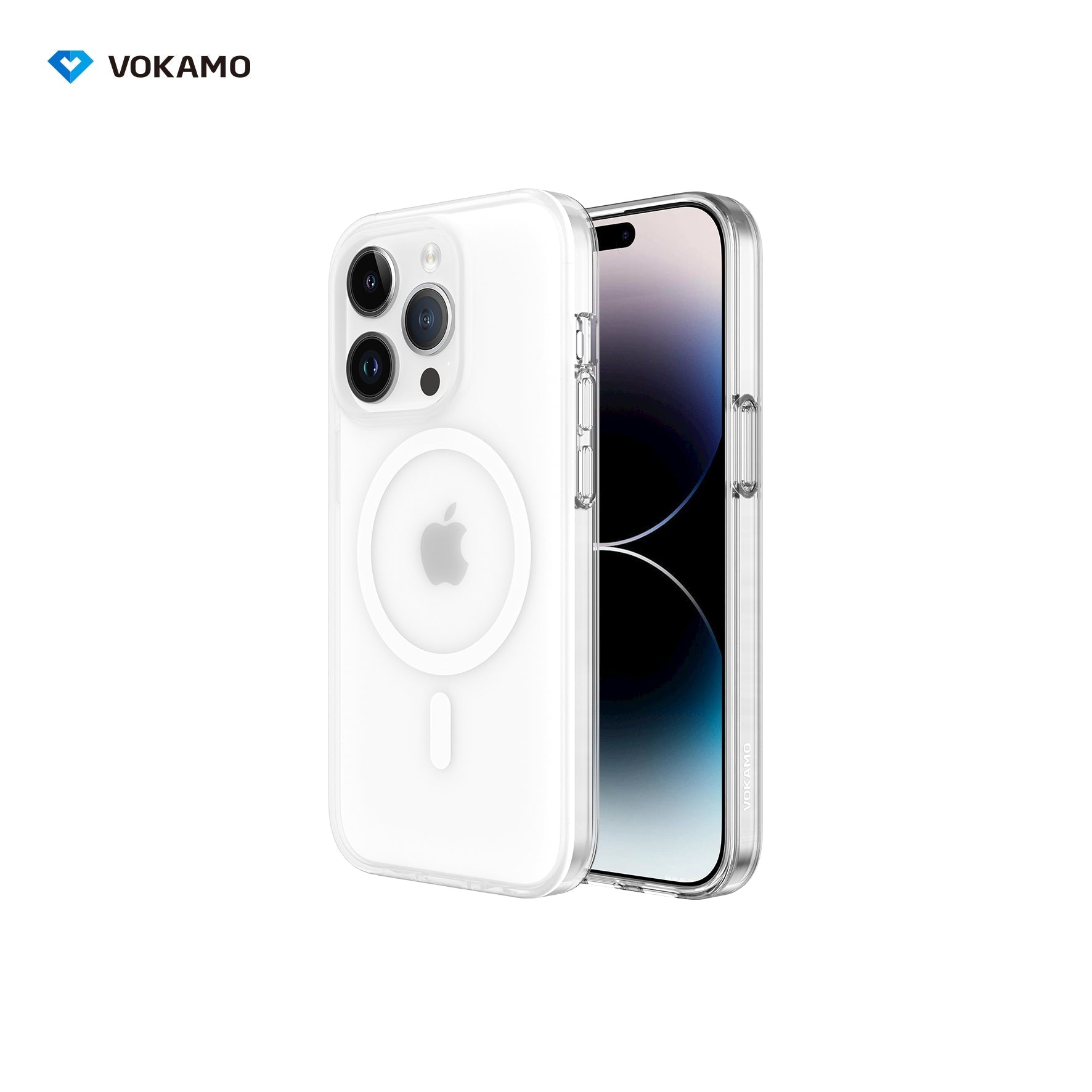 VOKAMO Matte Magnetic Case With MagSafe For iPhone 15 Pro Max 15 iPhone 15 Pro 15 Plus - VOKAMO