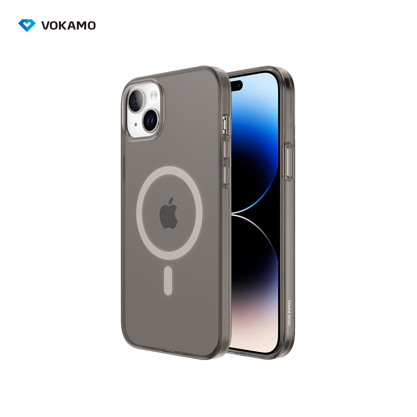 VOKAMO Matte Magnetic Case With MagSafe For iPhone 15 Pro Max 15 iPhone 15 Pro 15 Plus - VOKAMO