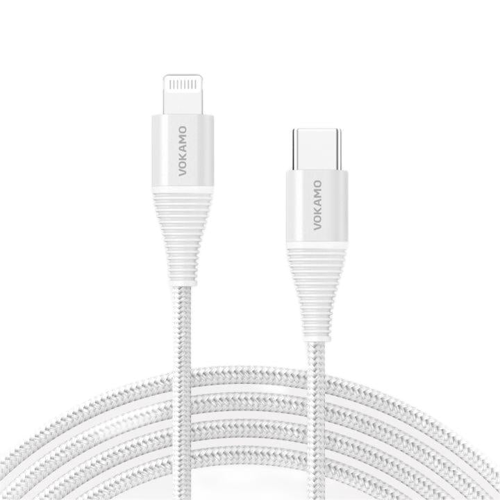 VOKAMO Nylon Braided MFi Certified USB - C to Lightning Cable(1.2m/4ft) - VOKAMO