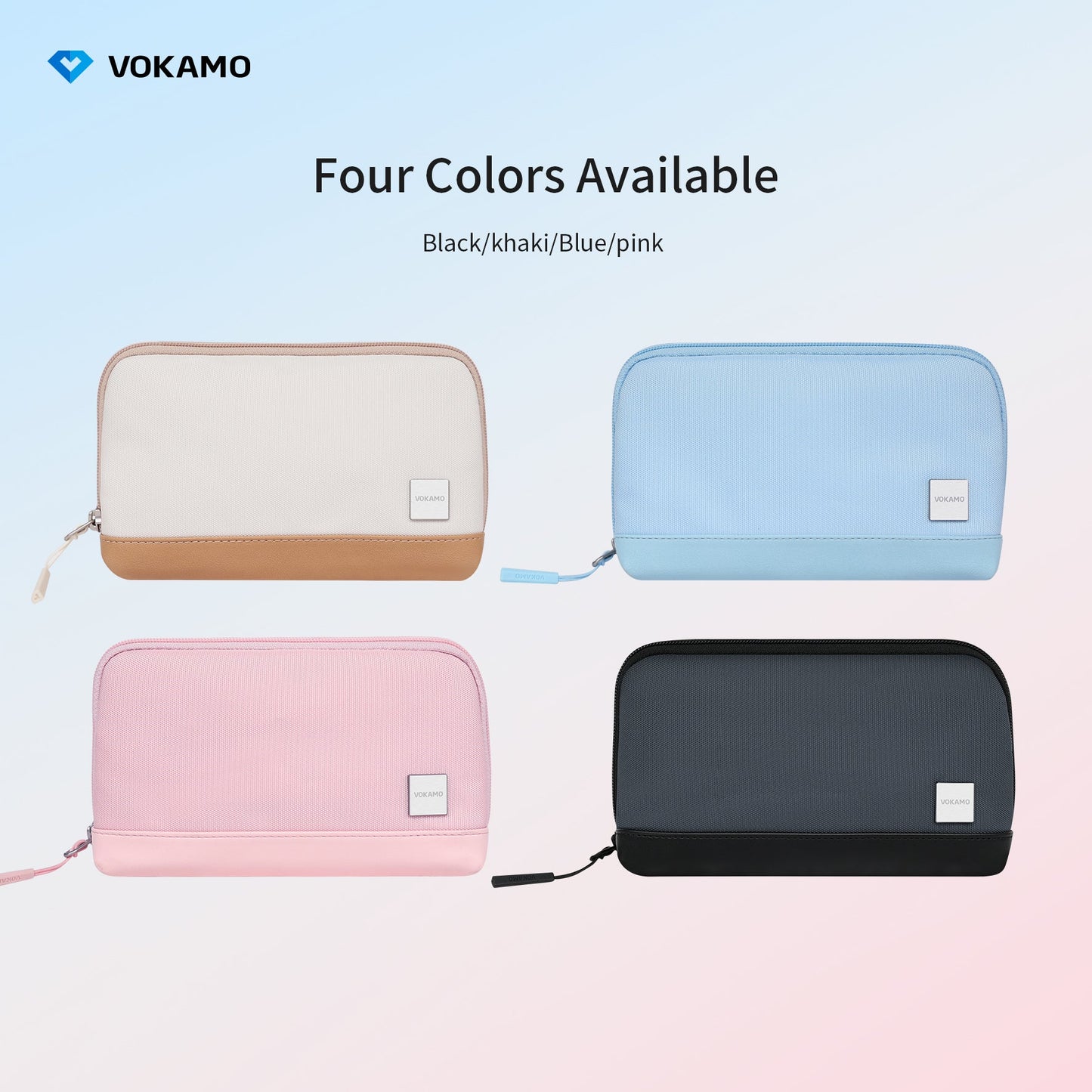VOKAMO Portable Electronic Organizer Bag For Travel - VOKAMO