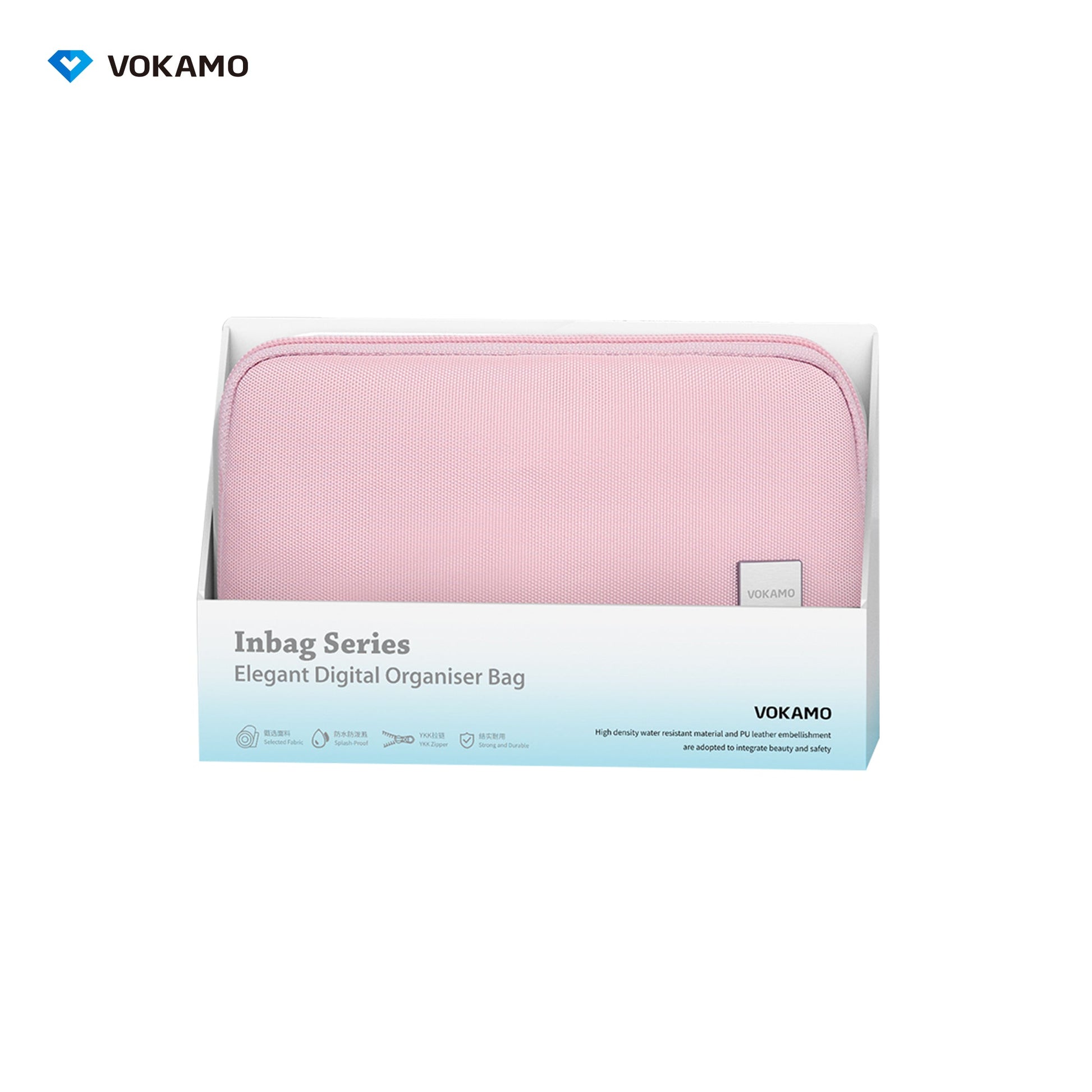 VOKAMO Portable Electronic Organizer Bag For Travel - VOKAMO