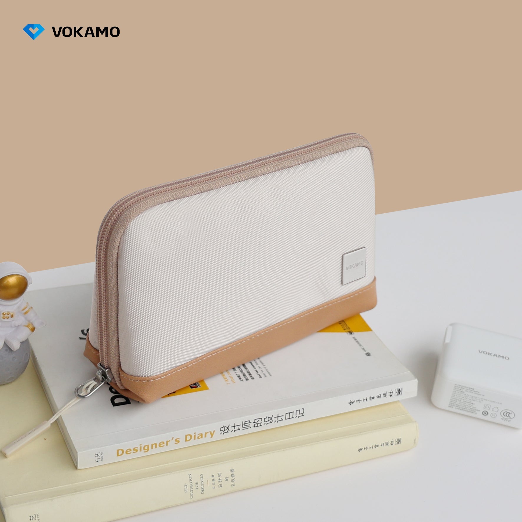 VOKAMO Portable Electronic Organizer Bag For Travel - VOKAMO