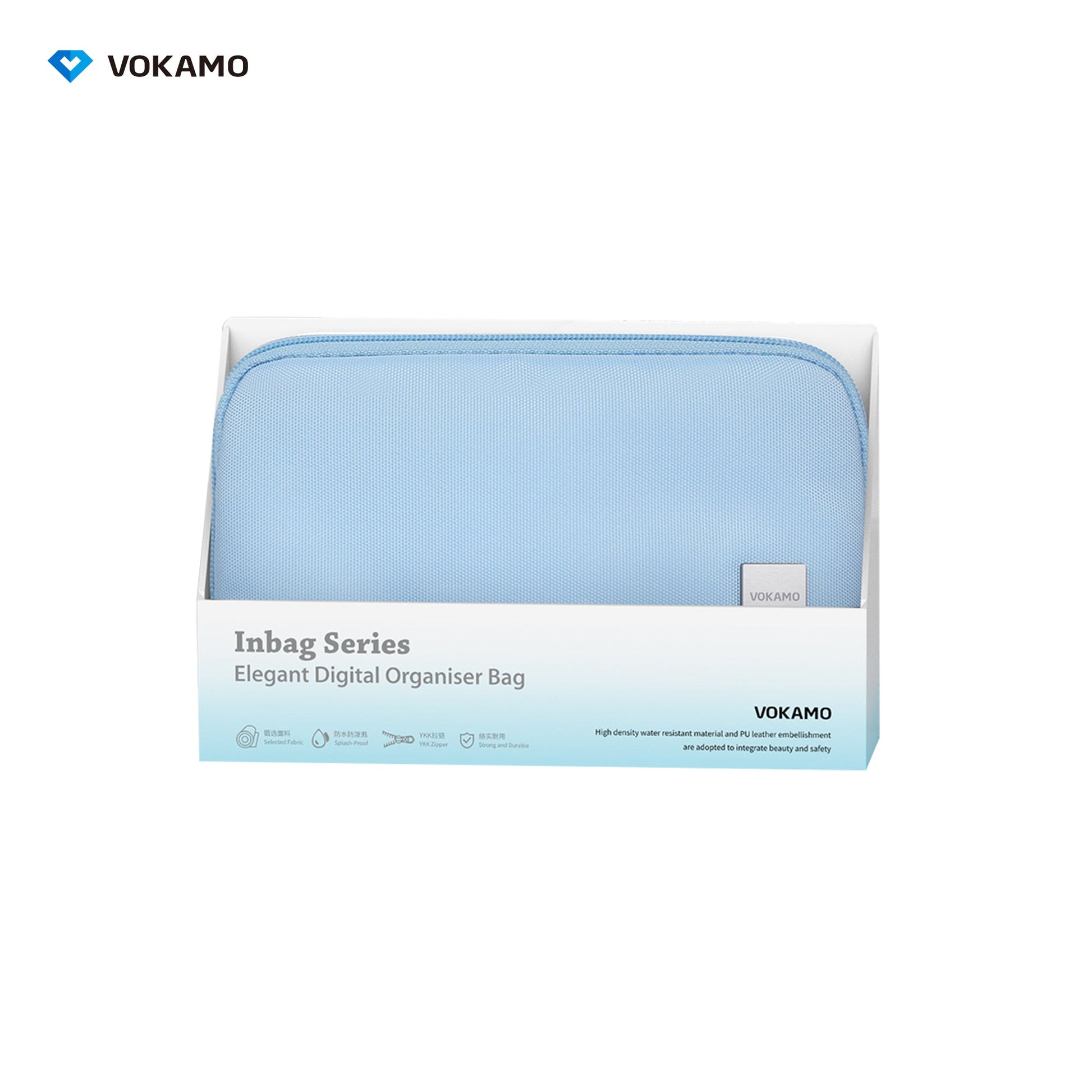 VOKAMO Portable Electronic Organizer Bag For Travel - VOKAMO