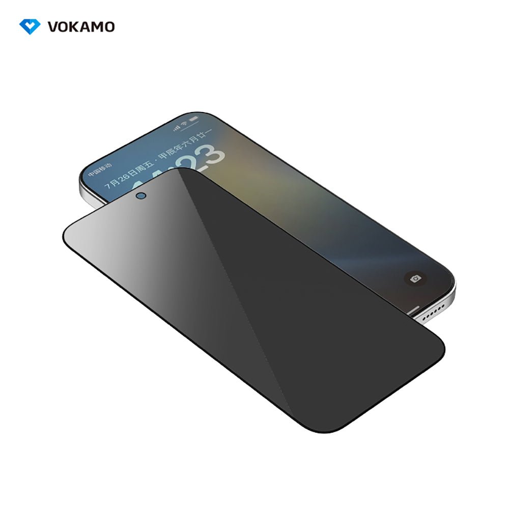 VOKAMO Privacy Screen Protector for iPhone 16 Anti Spy Tempered Glass for Apple iPhone 16 Pro Max - VOKAMO