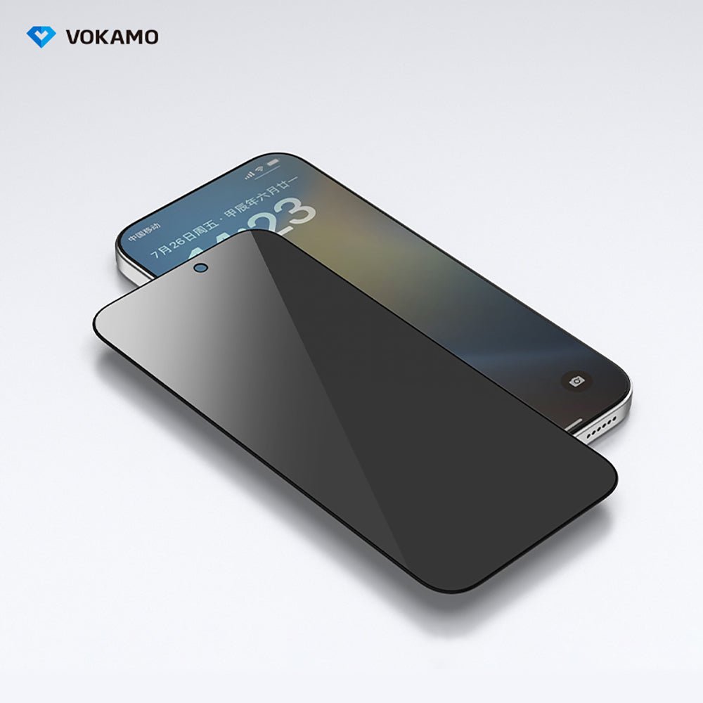 VOKAMO Privacy Screen Protector for iPhone 16 Anti Spy Tempered Glass for Apple iPhone 16 Pro Max - VOKAMO