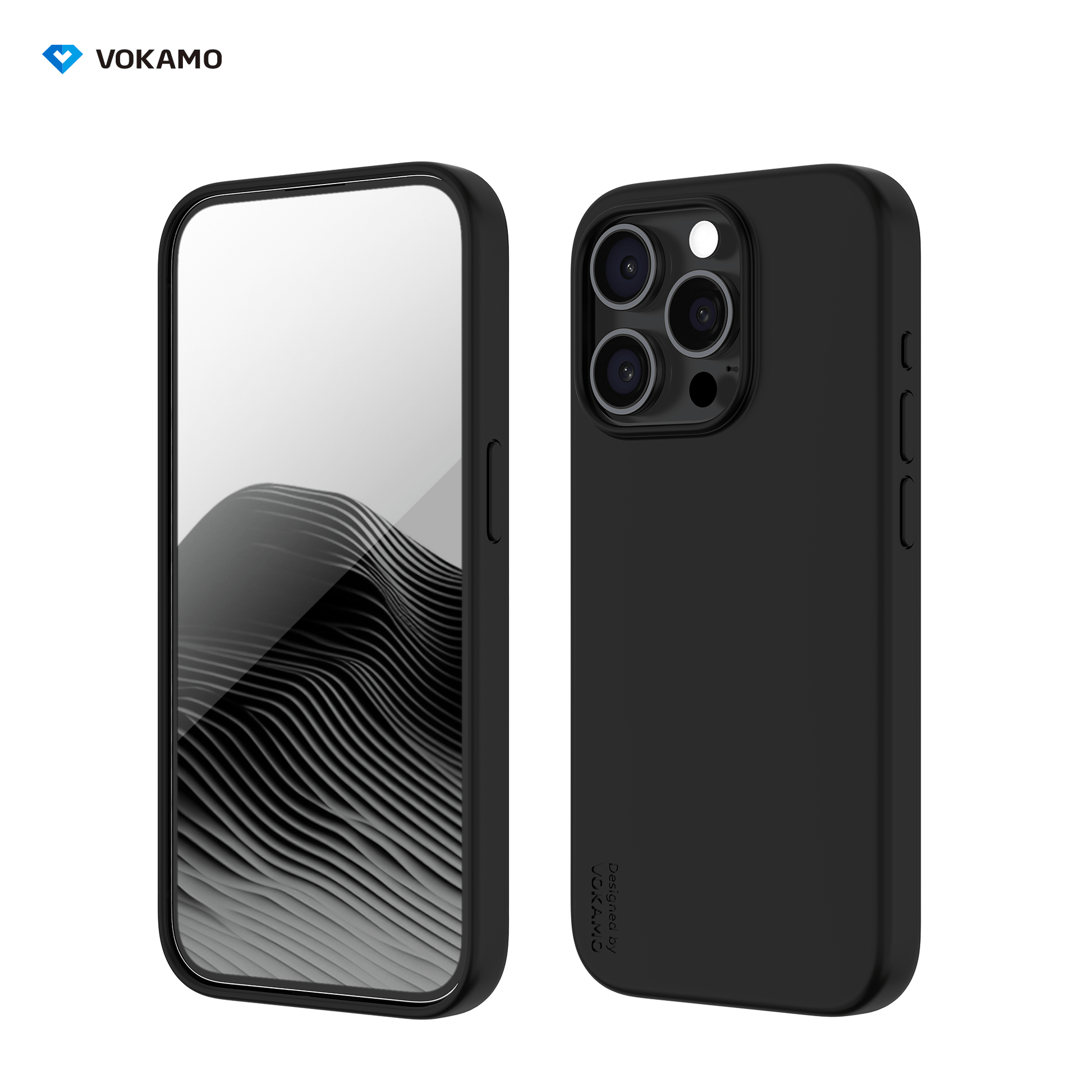 VOKAMO Silicone iPhone Magnetic Case Soft Protective Case Cover For iPhone 15/15 Pro Max/15 Pro/15 Plus - VOKAMO