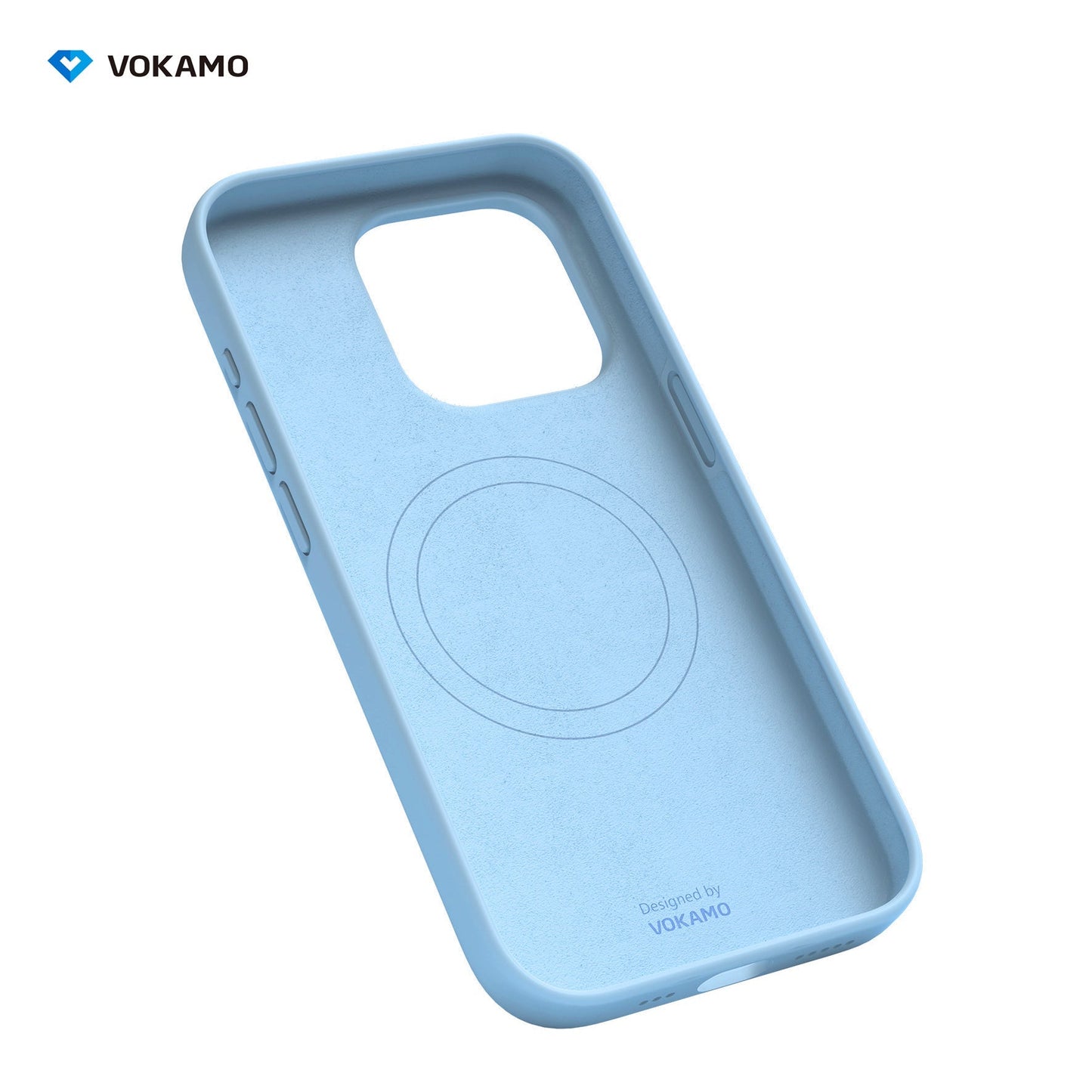 VOKAMO Silicone iPhone Magnetic Case Soft Protective Case Cover For iPhone 15/15 Pro Max/15 Pro/15 Plus - VOKAMO