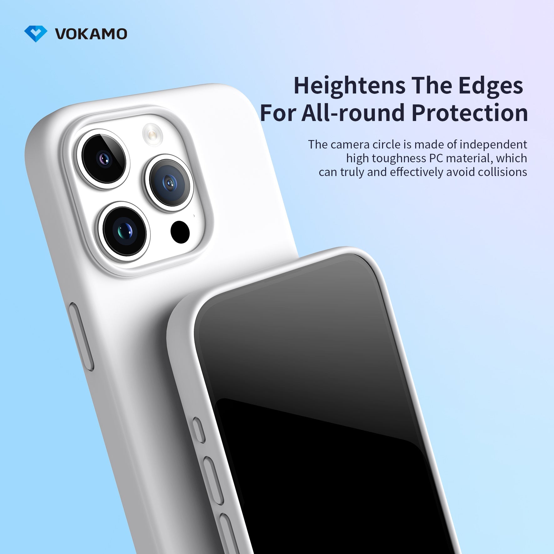VOKAMO Silicone iPhone Magnetic Case Soft Protective Case Cover For iPhone 15/15 Pro Max/15 Pro/15 Plus - VOKAMO