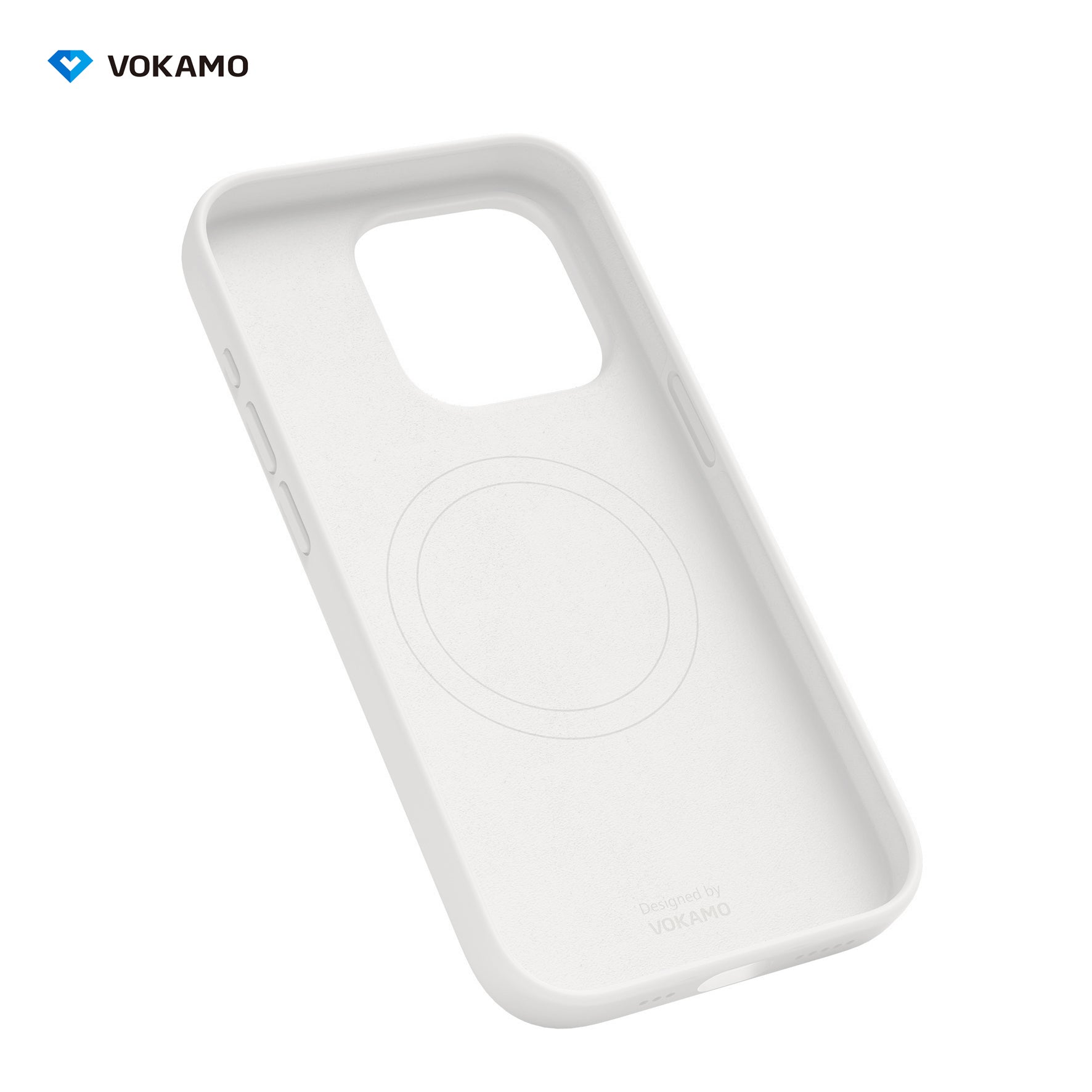 VOKAMO Silicone iPhone Magnetic Case Soft Protective Case Cover For iPhone 15/15 Pro Max/15 Pro/15 Plus - VOKAMO