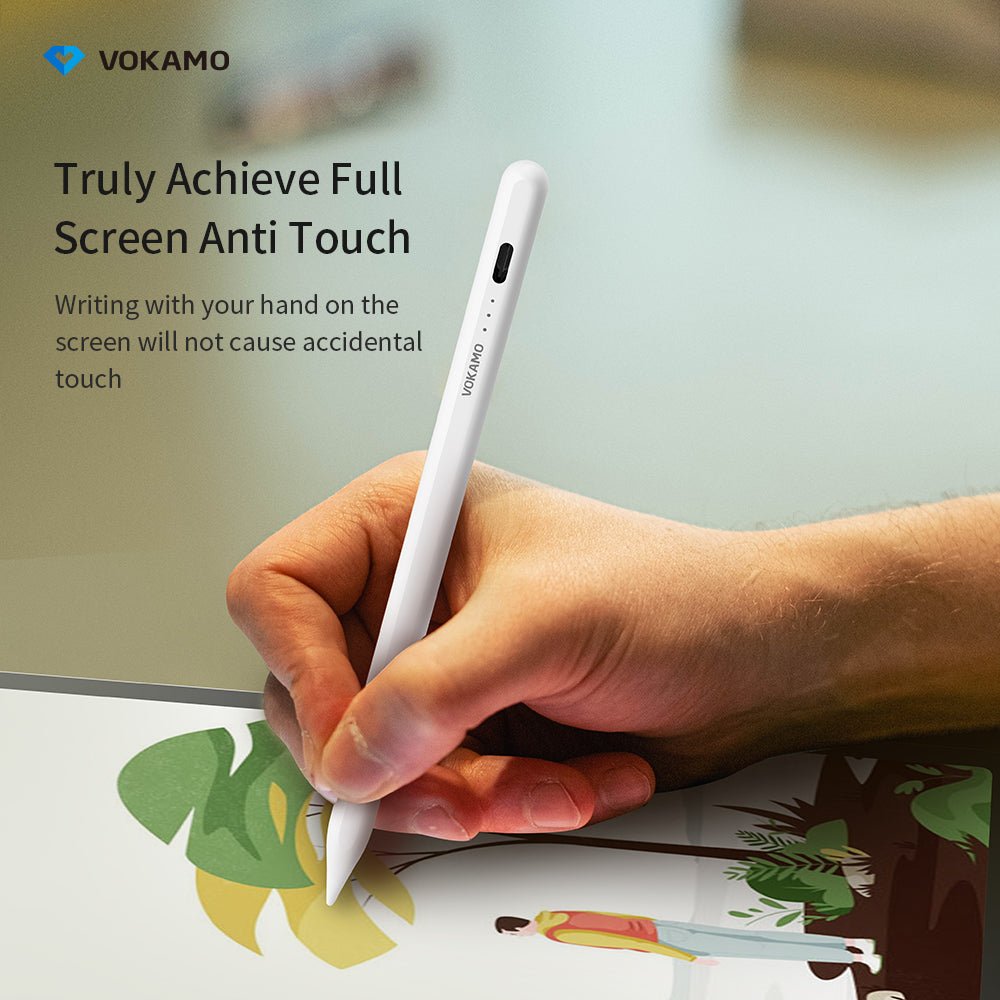 VOKAMO Stylus Pens for iPad 9th 10th Generation,USB - C Fast Charging ipad Pen, Magnetic Apple iPad Pencil - VOKAMO