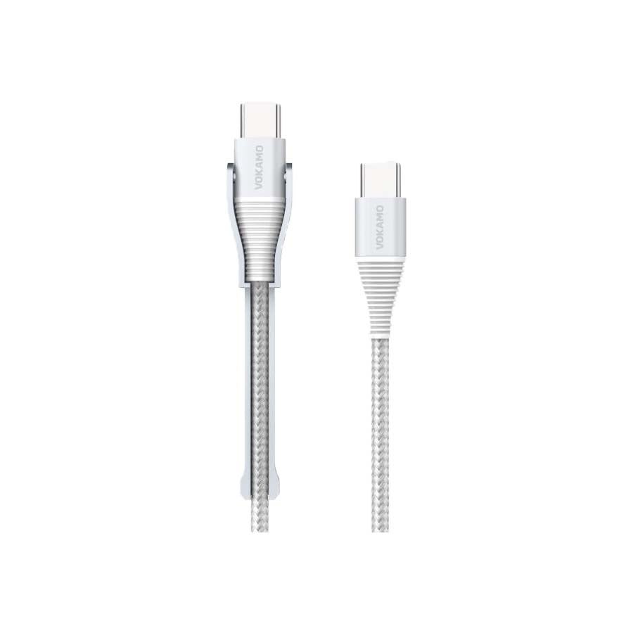 VOKAMO USB C Cable 60W with Holder Design Power Delivery Ultra - Fast Type - C Cable 1.2M - VOKAMO
