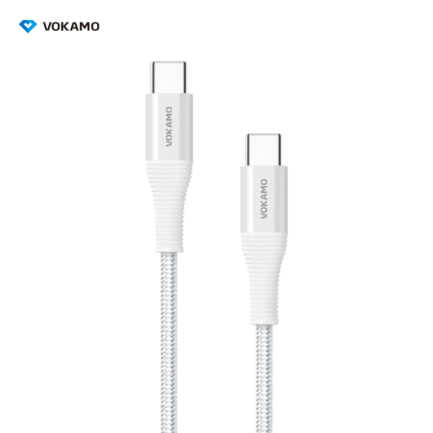 VOKAMO USB - C to USB - C Cable 100W E - Marker PD Fast Charging Type - C Cable 1.2m - VOKAMO