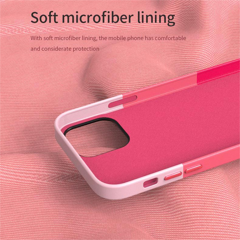 VOKAMO PU Leather Case For iPhone 12/ 13 Series Permium Ultra Thin Soft Case for iPhone 13 Pro Max/12 Pro etw