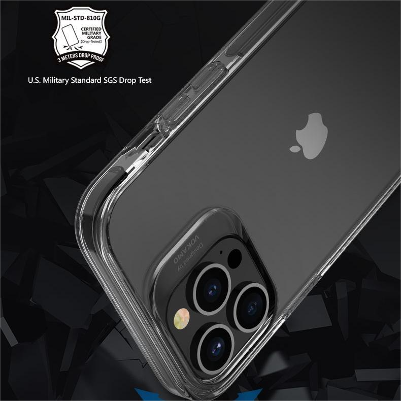 VOKAMO Ultra Thin Shockproof iPhone 13 Case,SGS Drop Tested Rugged Cover for iPhone 13/13 Pro/13 Pro Max