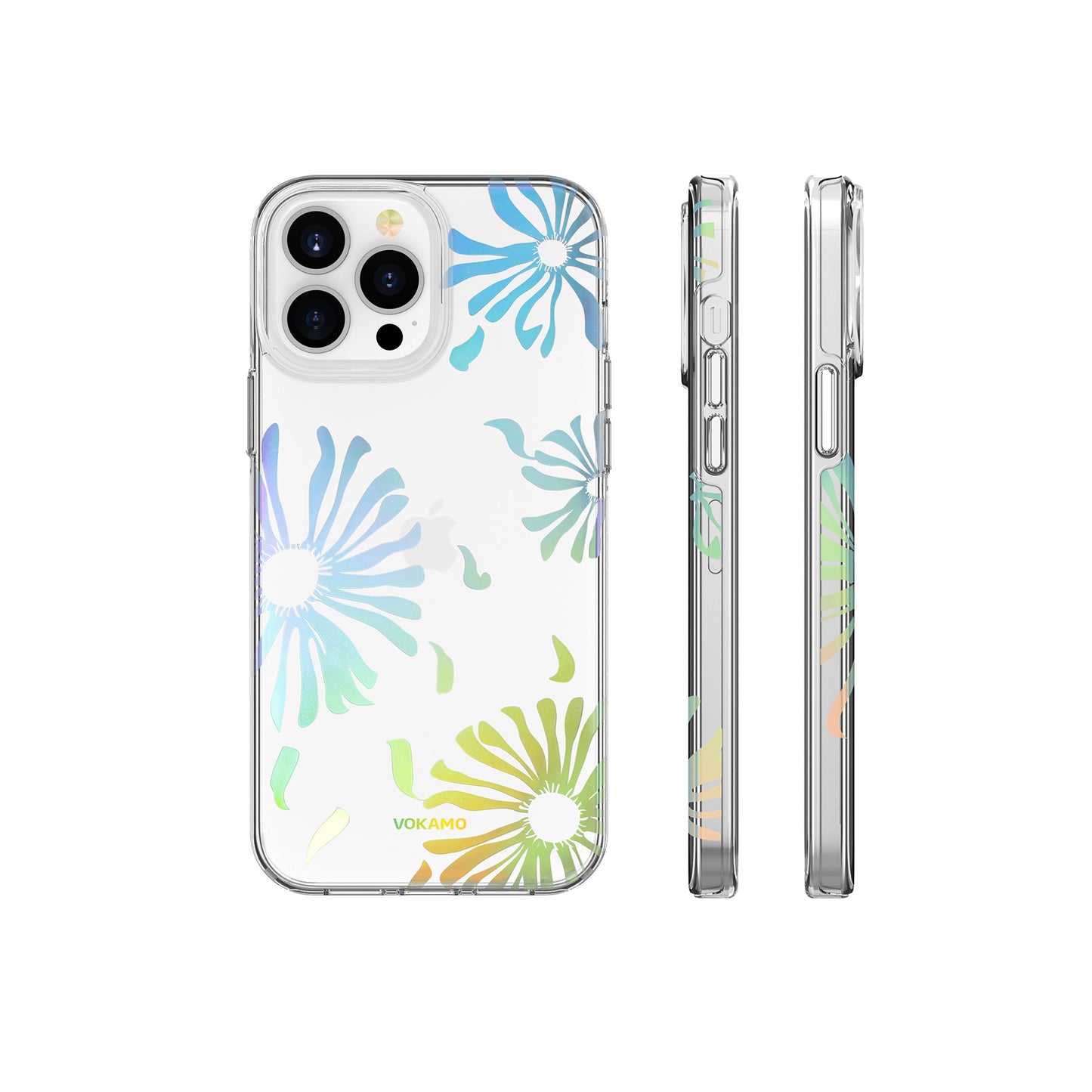 VOKAMO Lovely Floral Flower Phone Case For iPhone 13/13 Pro/13 Pro Max Cover Case