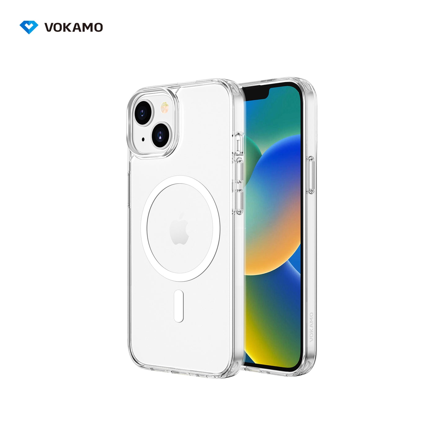 VOKAMO Clear Case with Magsafe for iPhone 14/14 Pro/14 Plus/14 Pro Max Cover Case