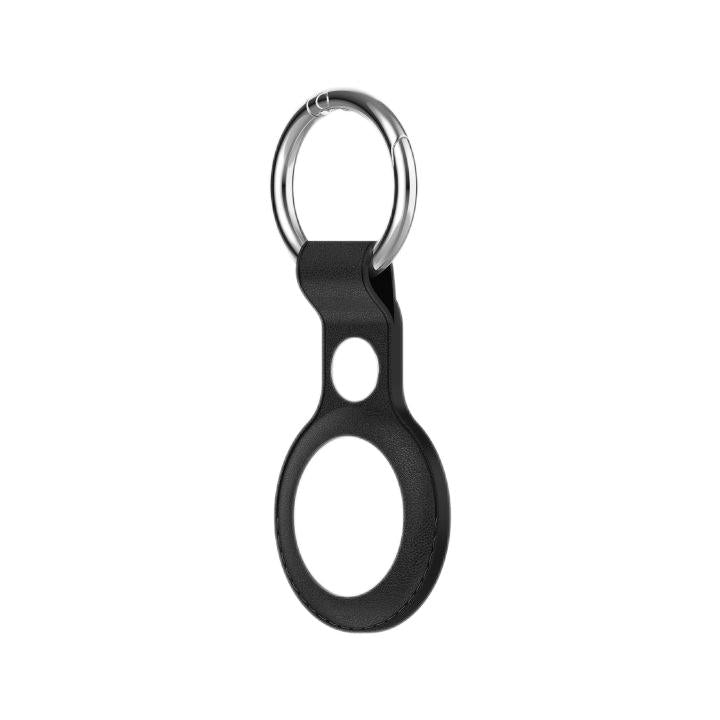 VOKAMO PU Leather Air Tag Holder for Apple Airtag, Protective Air Tag Accessories