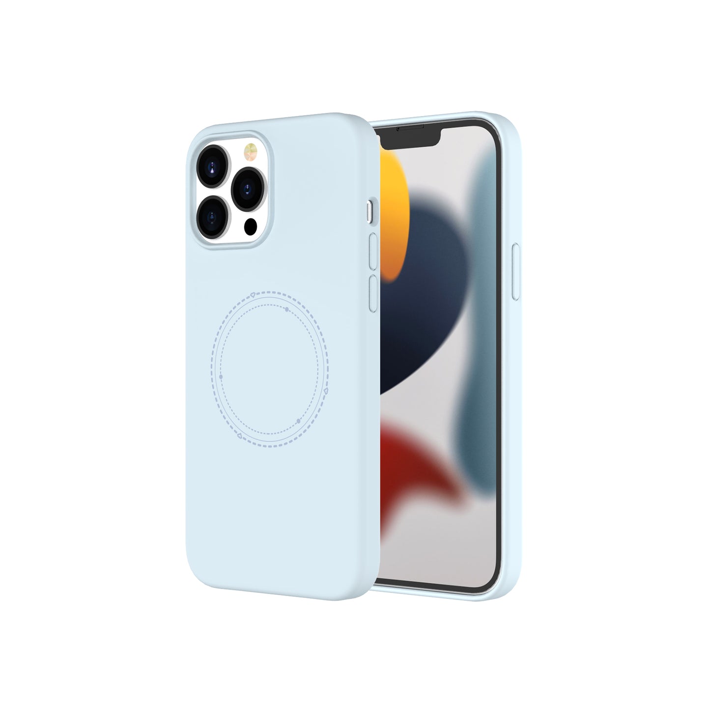 VOKAMO iPhone 13 Silicone Case with MagSafe, Soft Cover Case for iPhone 13 Pro Max/13/13 Pro