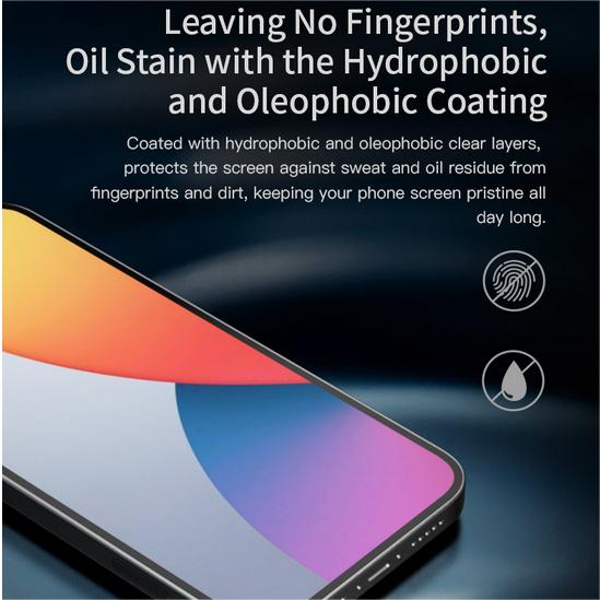 VOKAMO Anti - bacterial iPhone 12 Screen Protector 2.5D Tempered Glass Film - VOKAMO