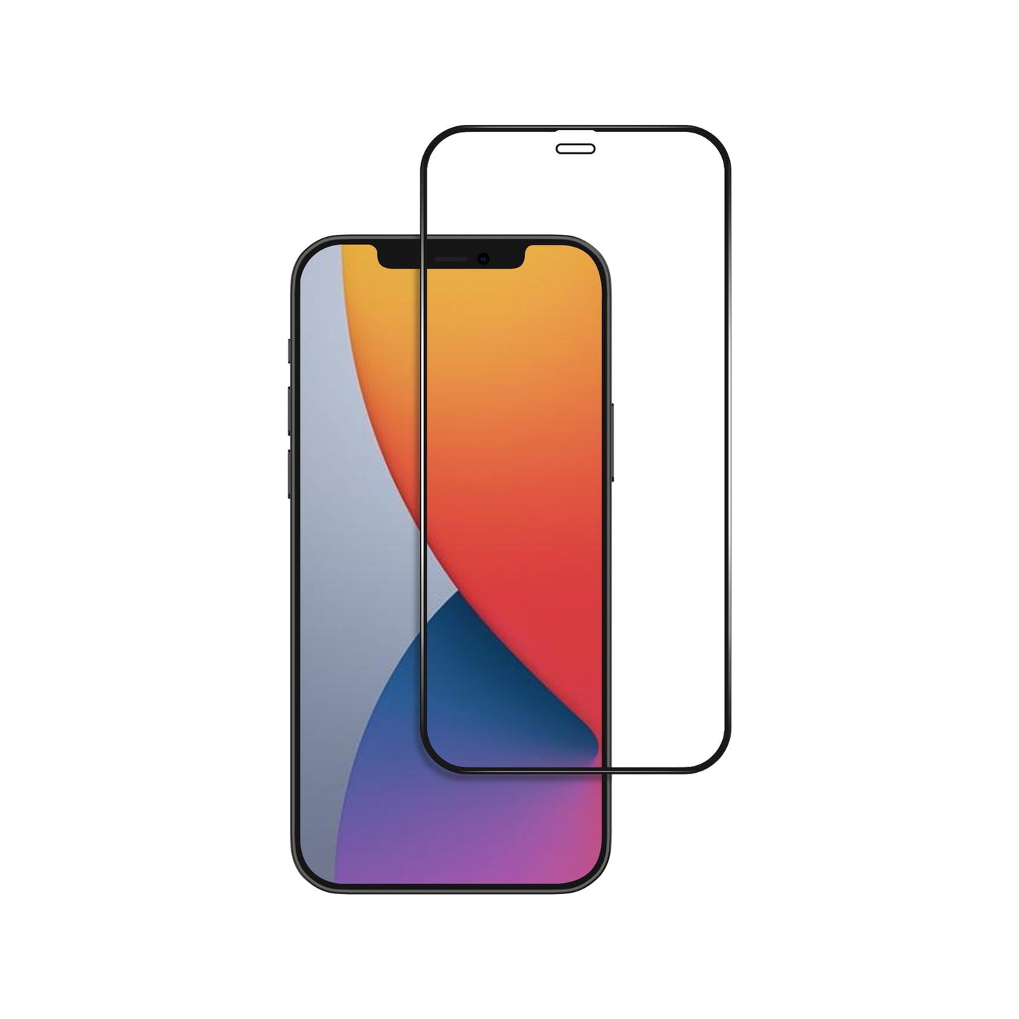 VOKAMO Anti - bacterial iPhone 12 Screen Protector 2.5D Tempered Glass Film - VOKAMO