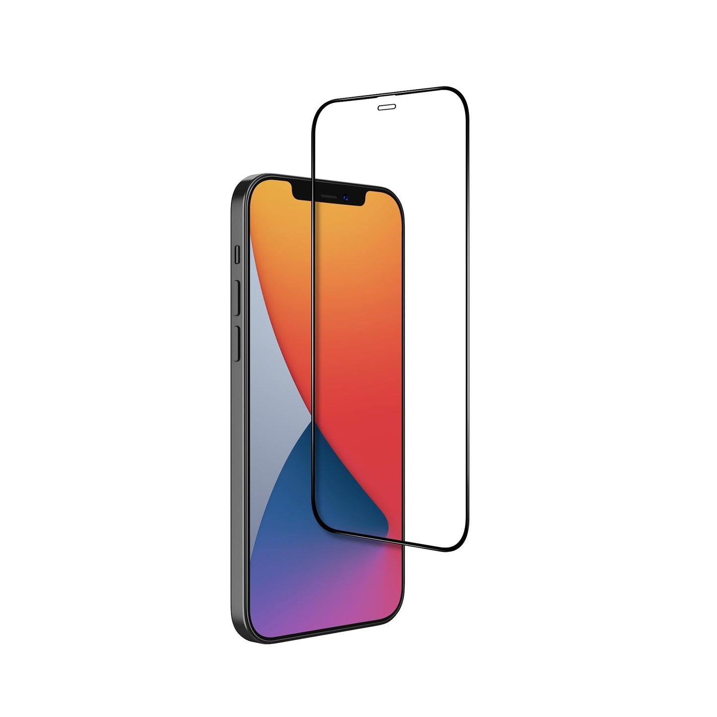 VOKAMO Anti - bacterial iPhone 12 Screen Protector 2.5D Tempered Glass Film - VOKAMO