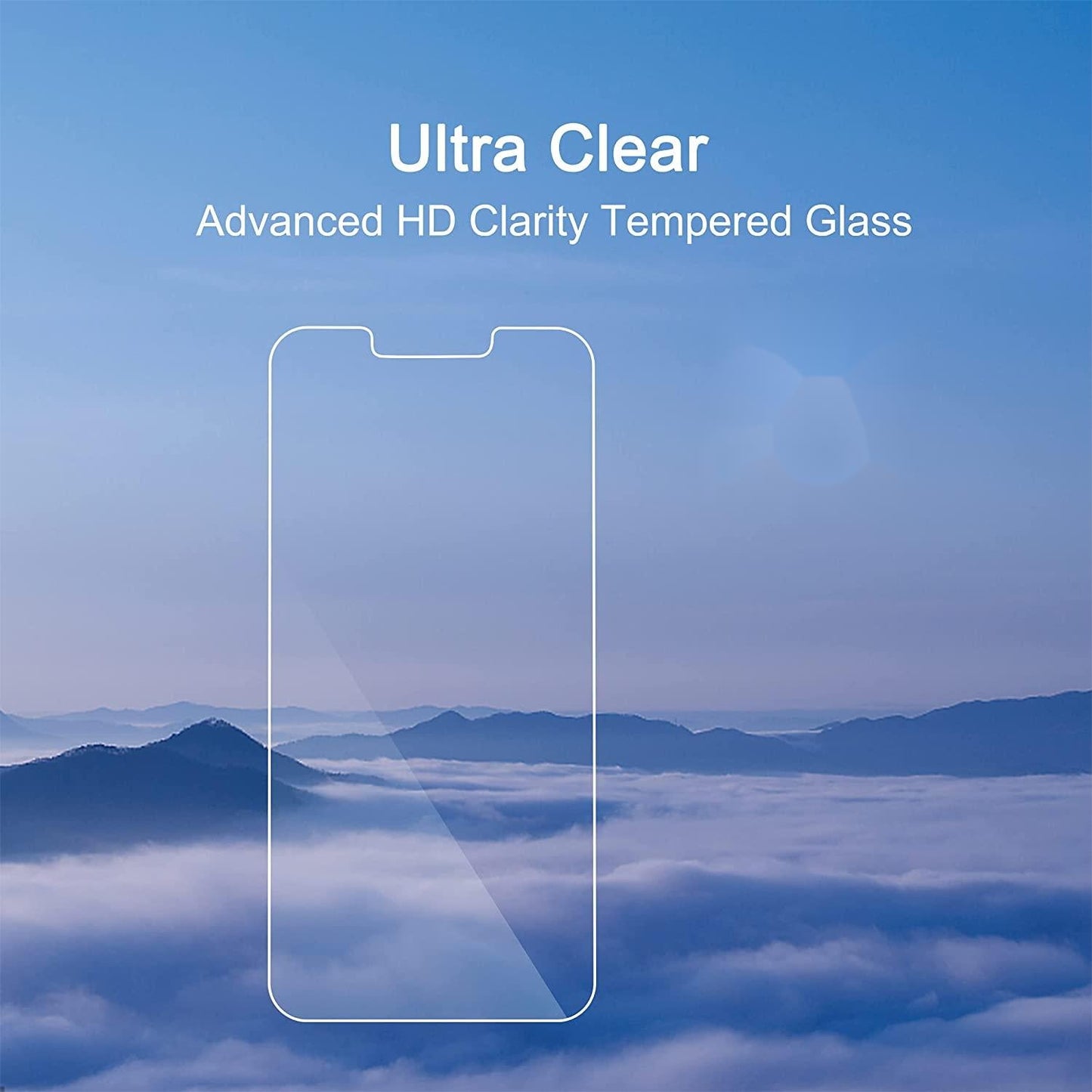VOKAMO Anti - bacterial iPhone 13 Tempered Glass 9H Screen Protector For iPhone 13 Pro Max/13 Pro/13 Mini - VOKAMO