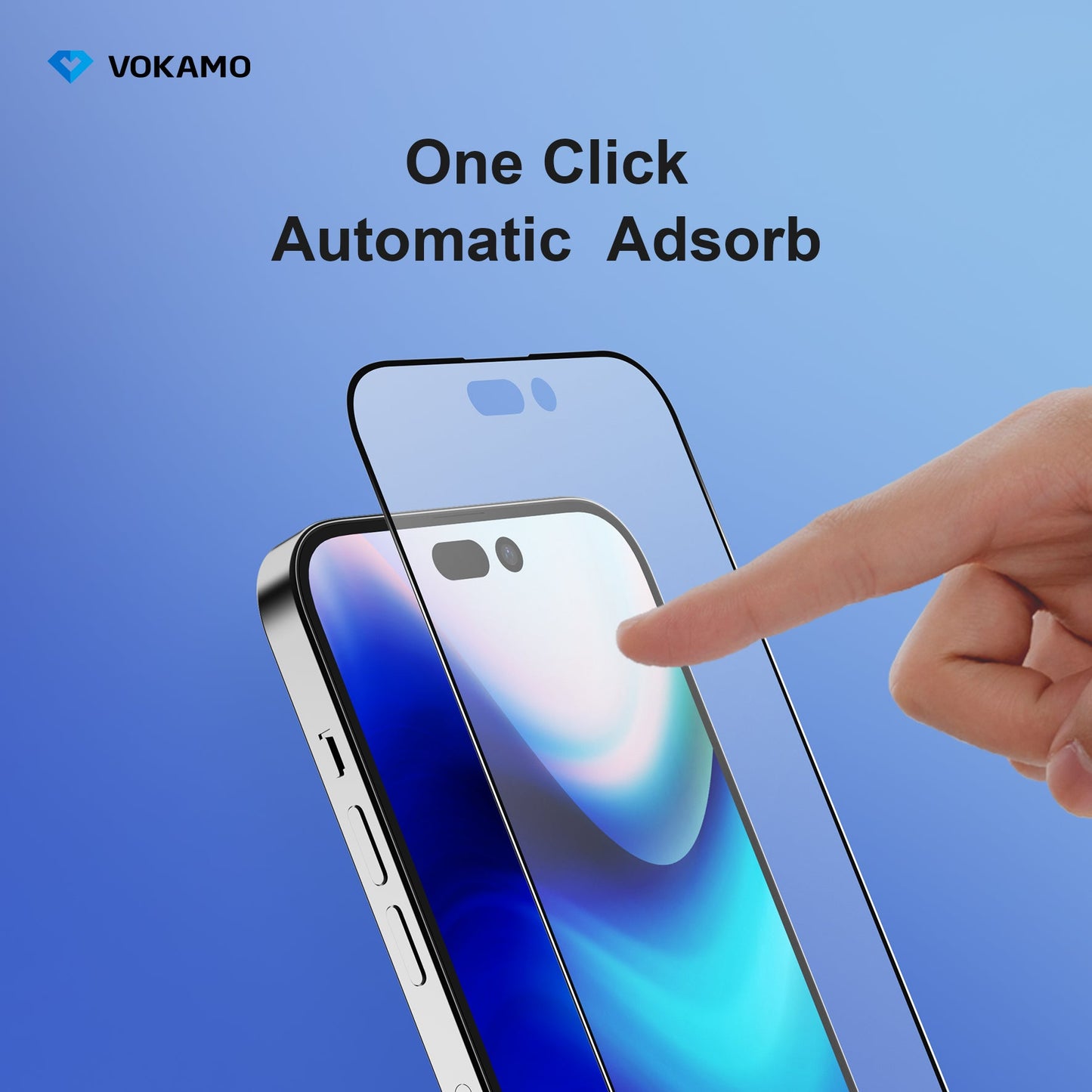 VOKAMO Anti - Glare Screen Protector Guard for iPhone 14 Pro Max/14/14 Plus/14 Pro Matte Tempered Glass - VOKAMO
