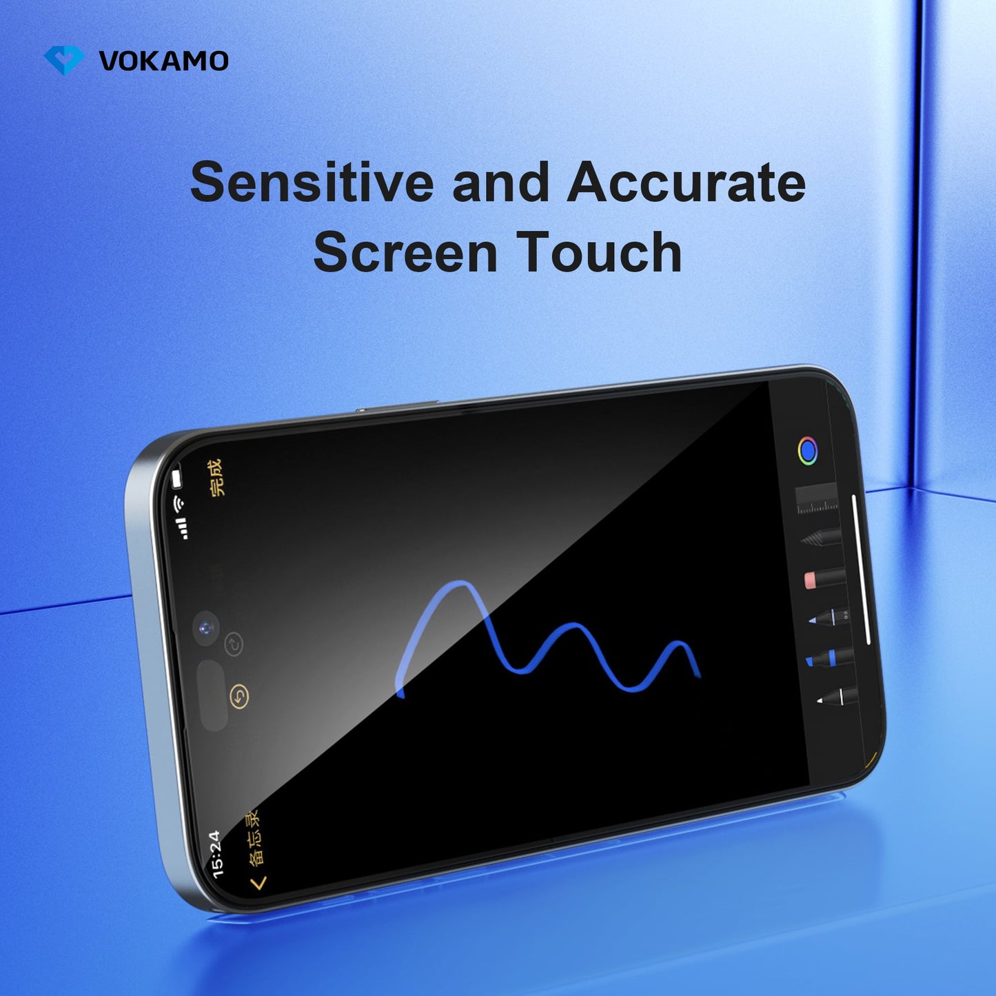 VOKAMO Anti - Glare Screen Protector Guard for iPhone 14 Pro Max/14/14 Plus/14 Pro Matte Tempered Glass - VOKAMO