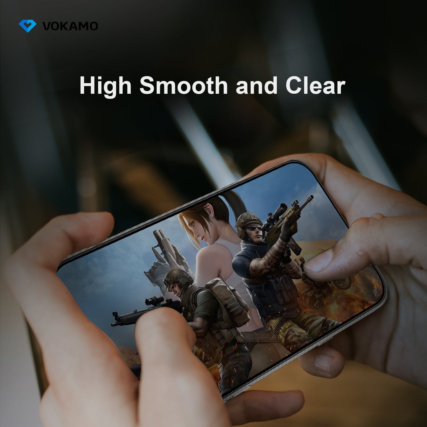 VOKAMO Anti - Glare Screen Protector Guard for iPhone 14 Pro Max/14/14 Plus/14 Pro Matte Tempered Glass - VOKAMO