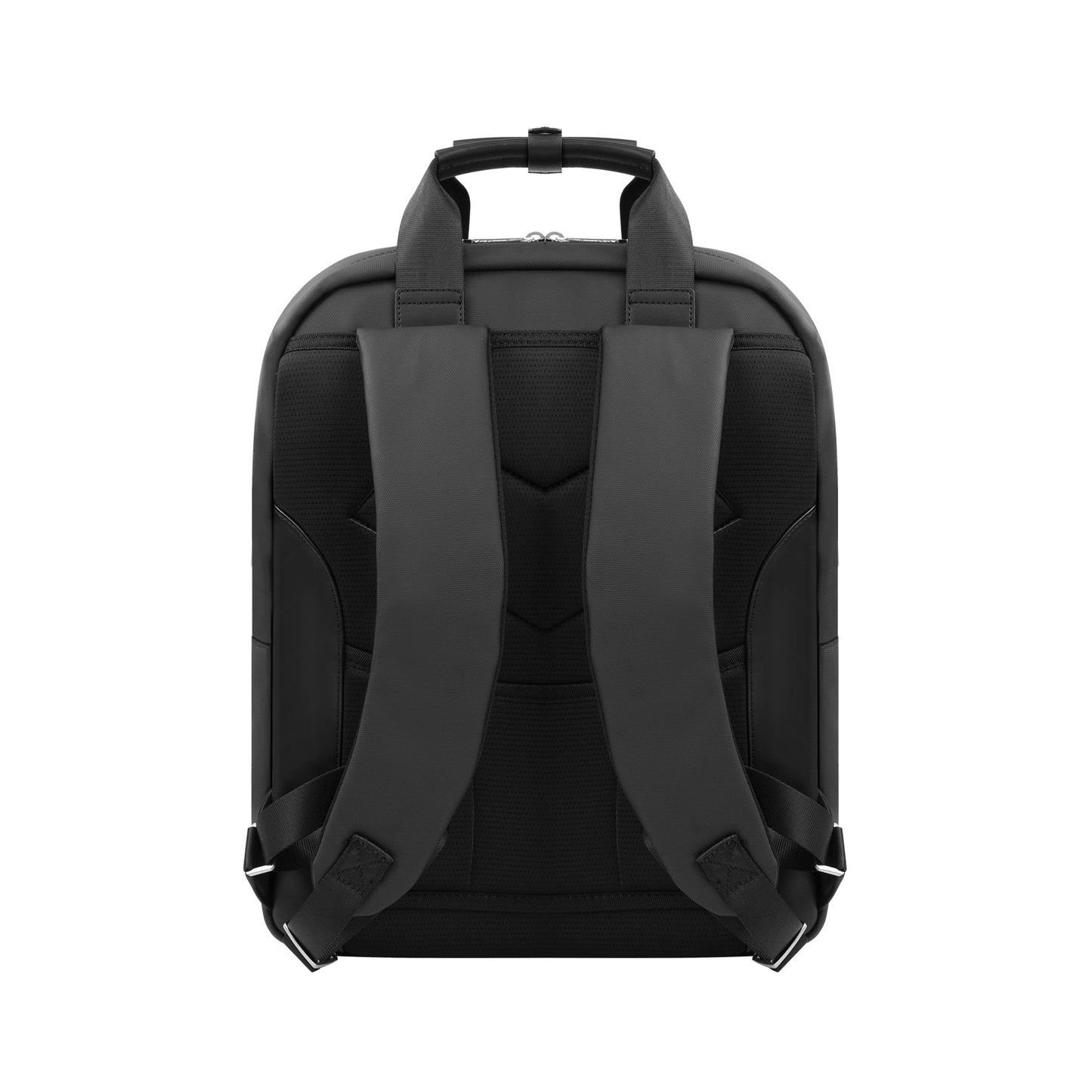VOKAMO Backpack For Unisex, 16 Inches Large Capacity, PU Leather Backpack Black - VOKAMO