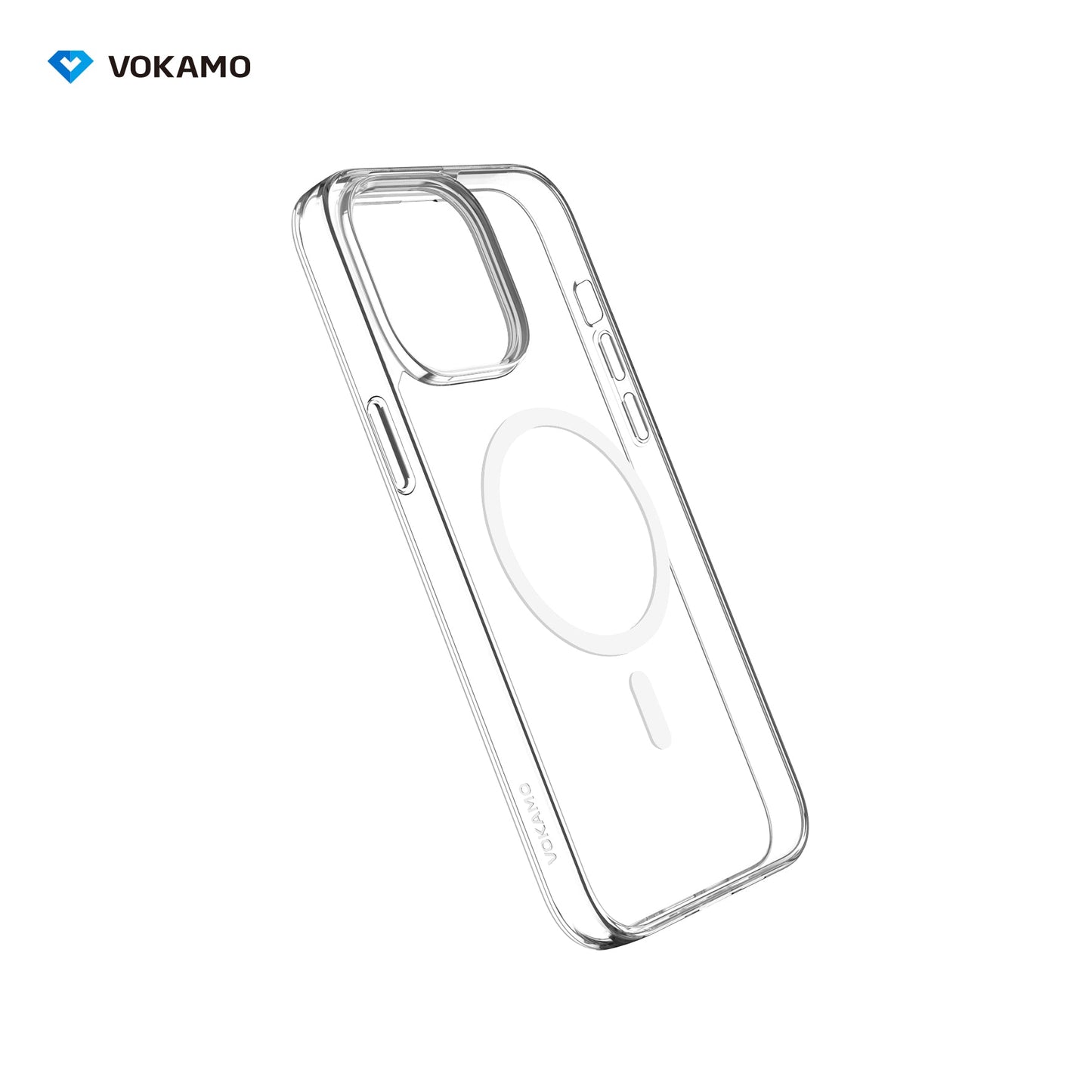 VOKAMO Clear Case with Magsafe for iPhone 14/14 Pro/14 Plus/14 Pro Max Cover Case - VOKAMO