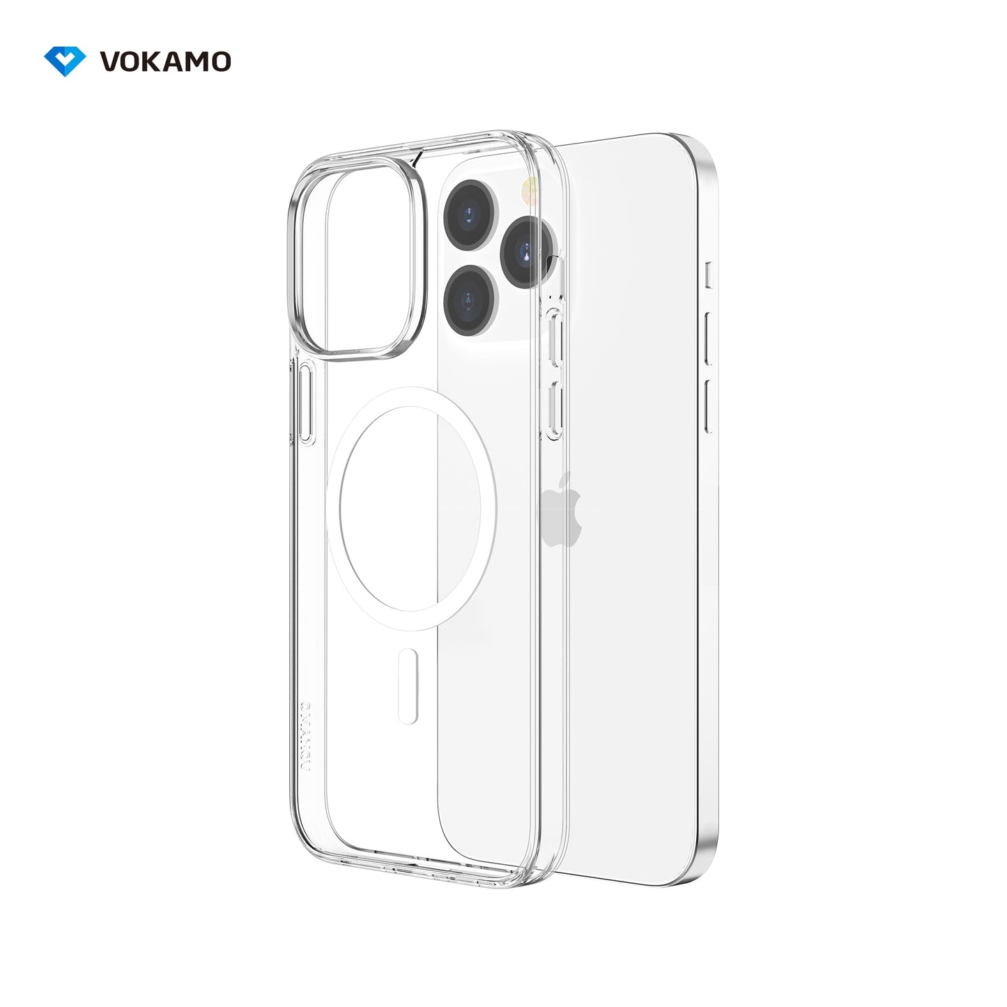 VOKAMO Clear Case with Magsafe for iPhone 14/14 Pro/14 Plus/14 Pro Max Cover Case - VOKAMO