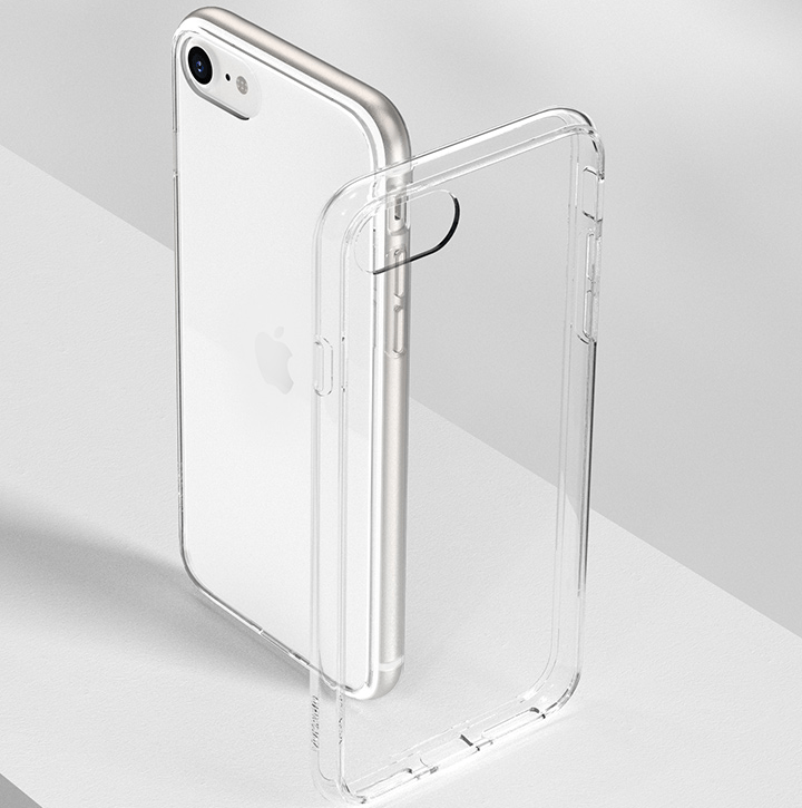 VOKAMO Clear Hybrid Case for iPhone SE 2022 - VOKAMO