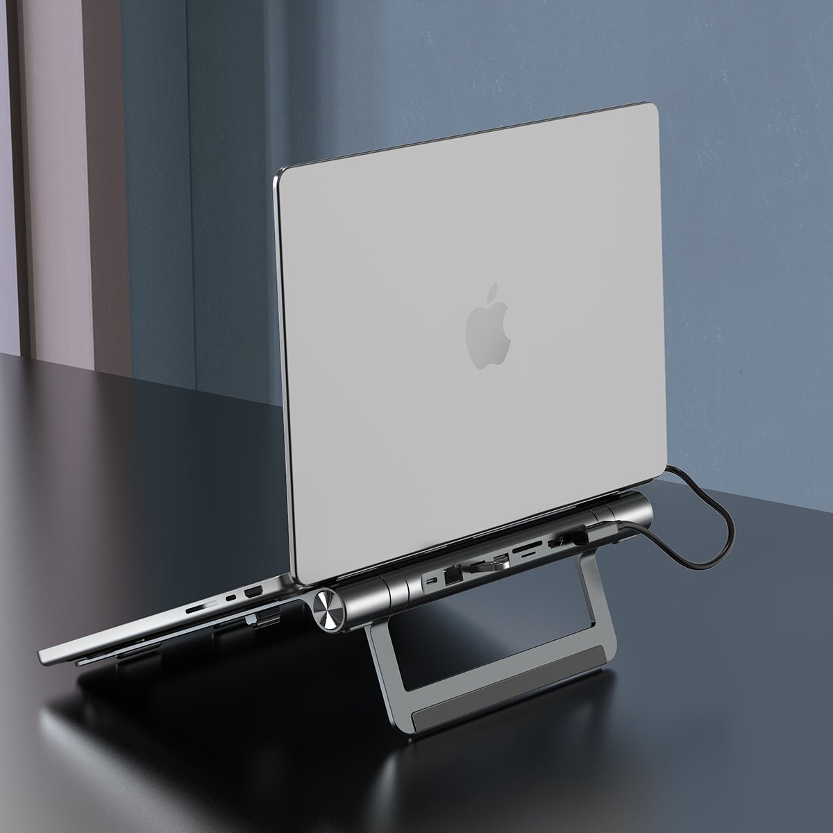 VOKAMO Docking Station Stand 8 In 1 Dock Stand for MacBook Pro/Air and others - VOKAMO