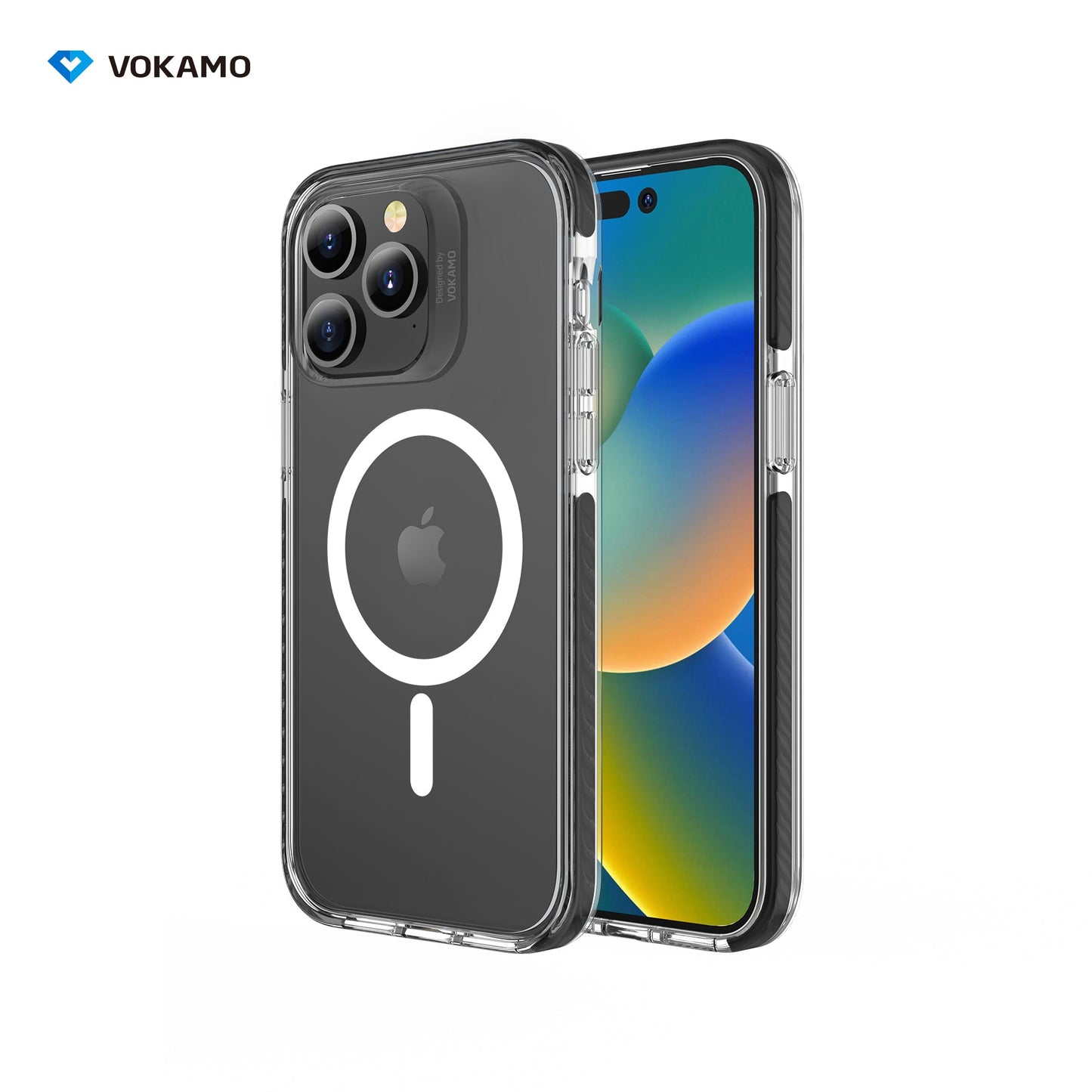 VOKAMO Hard Shockproof Case with MagSafe for iPhone 14 Pro Max/14 Pro/iPhone 14/14 Plus - VOKAMO